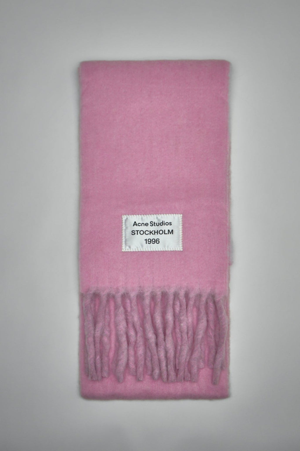 Acne Studios - Logo Patch Fringed Scarf - LABELS