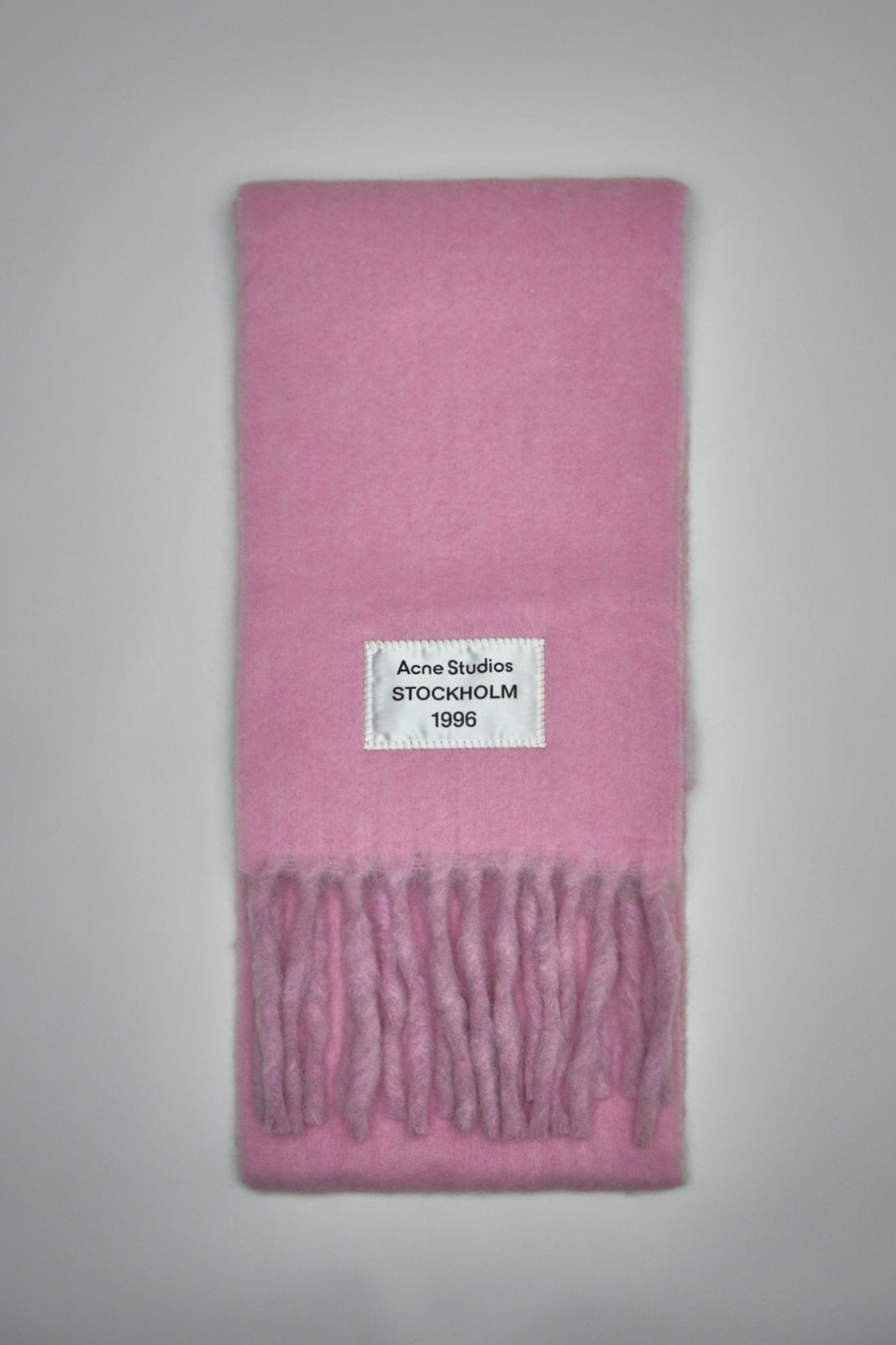 Acne Studios - Logo Patch Fringed Scarf - LABELS
