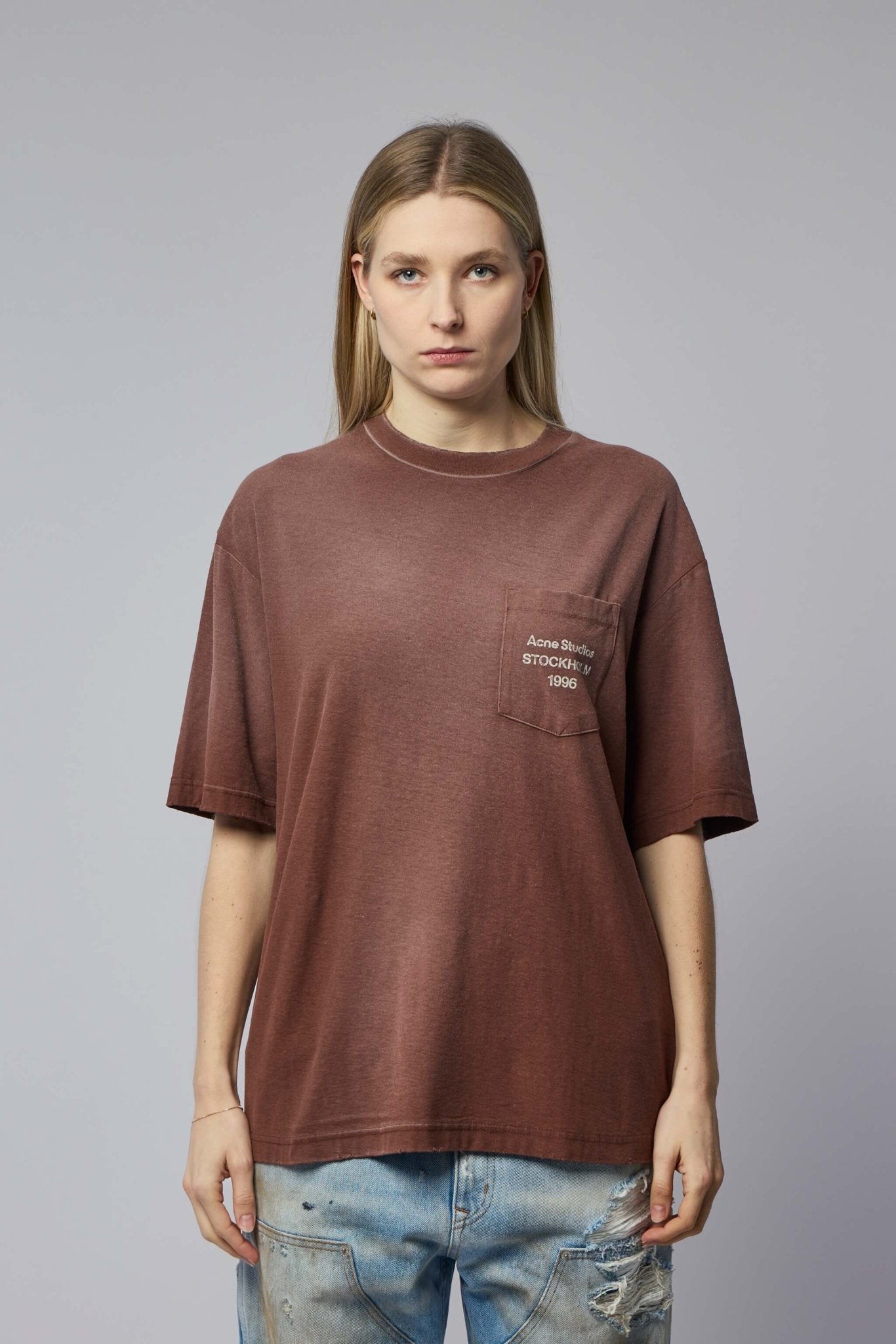 Acne Studios Logo Pocket T-shirt - Cotton Essential – LABELS