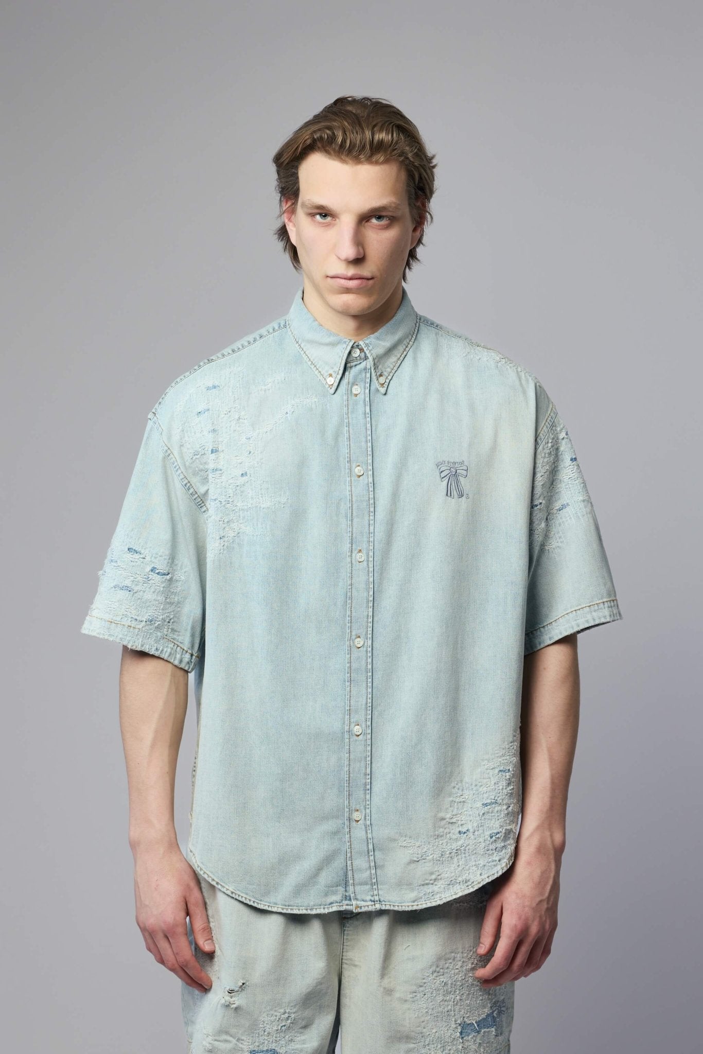 Acne Studios - Mended Denim Shirt - LABELS