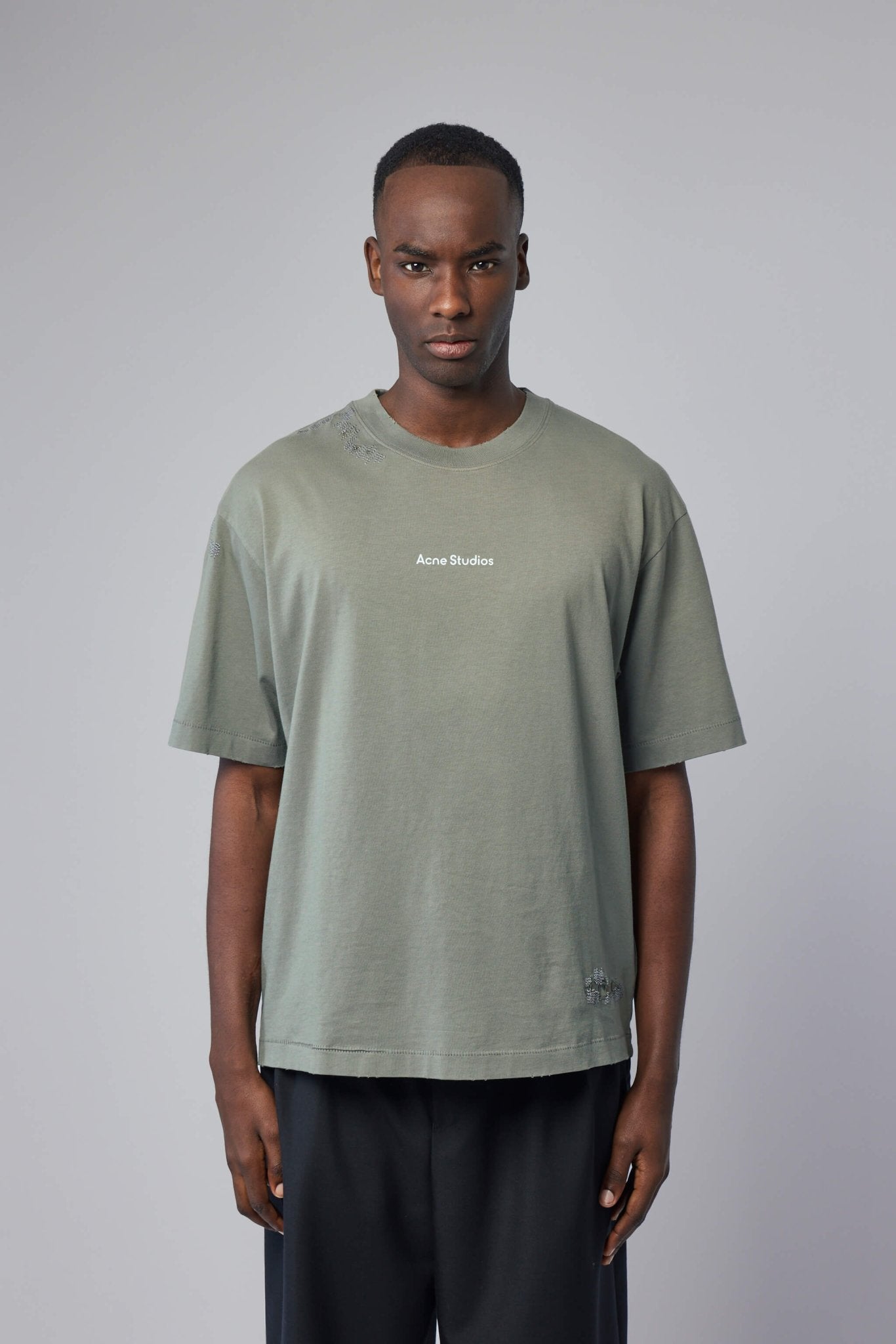 Acne Studios - Mended Logo T-Shirt - LABELS