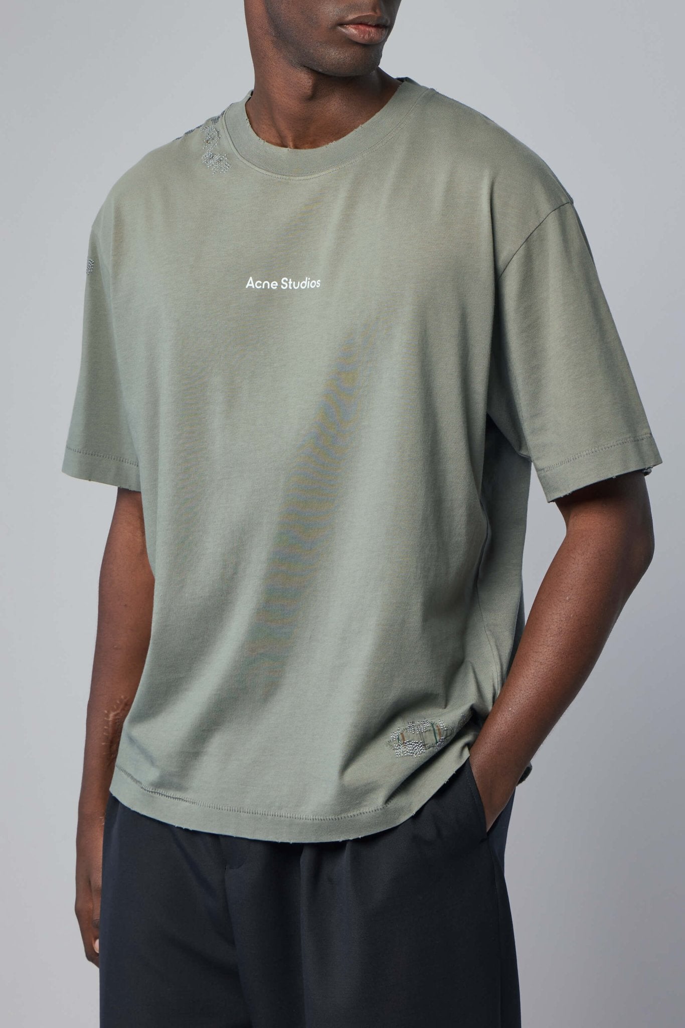 Acne Studios - Mended Logo T-Shirt - LABELS