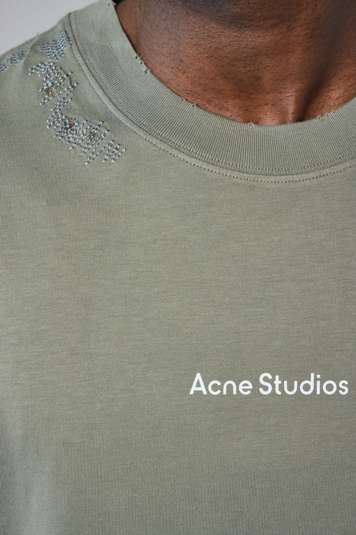 Acne Studios - Mended Logo T-Shirt - LABELS