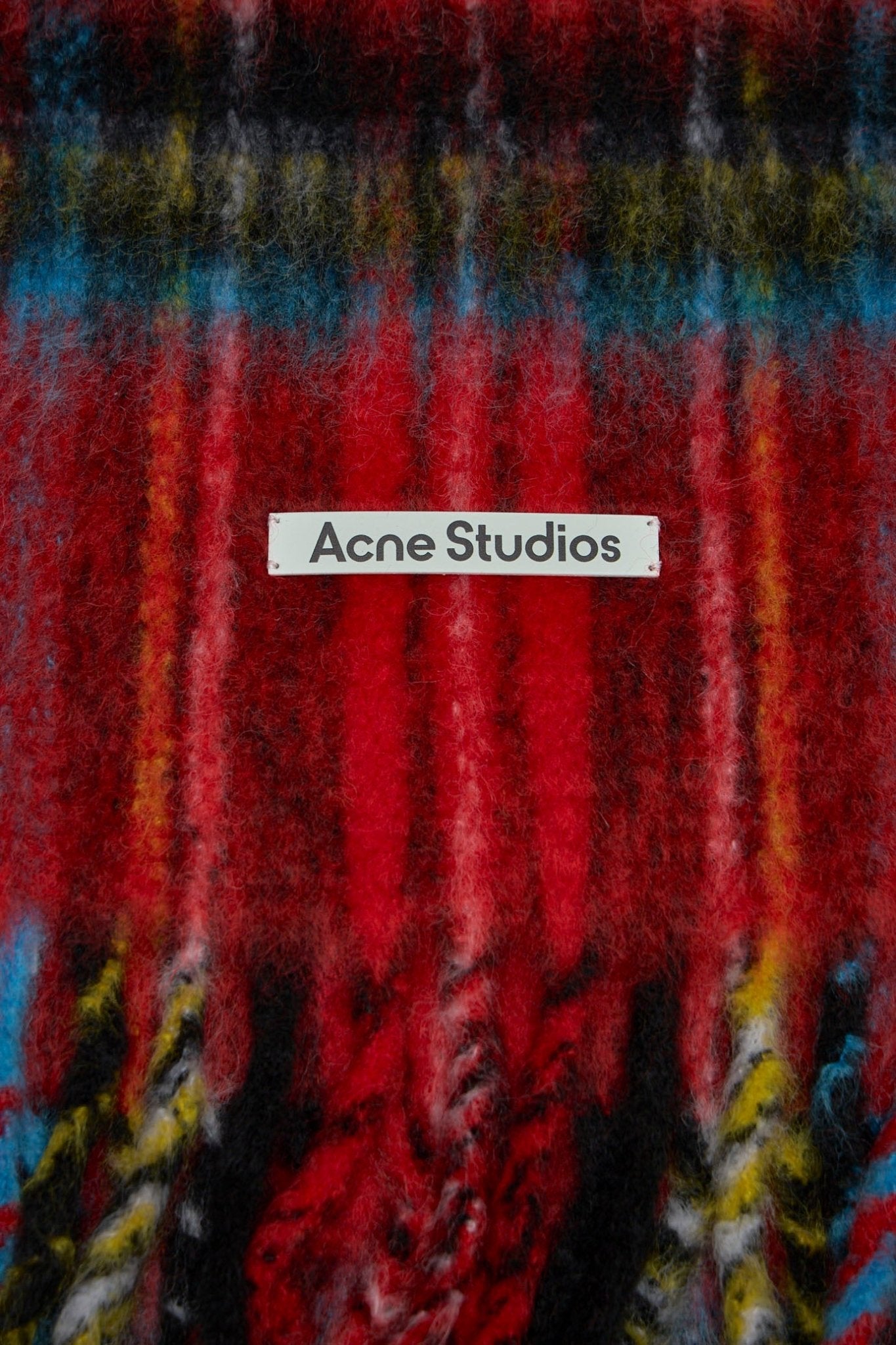 Acne Studios - Mohair Check Scarf - LABELS