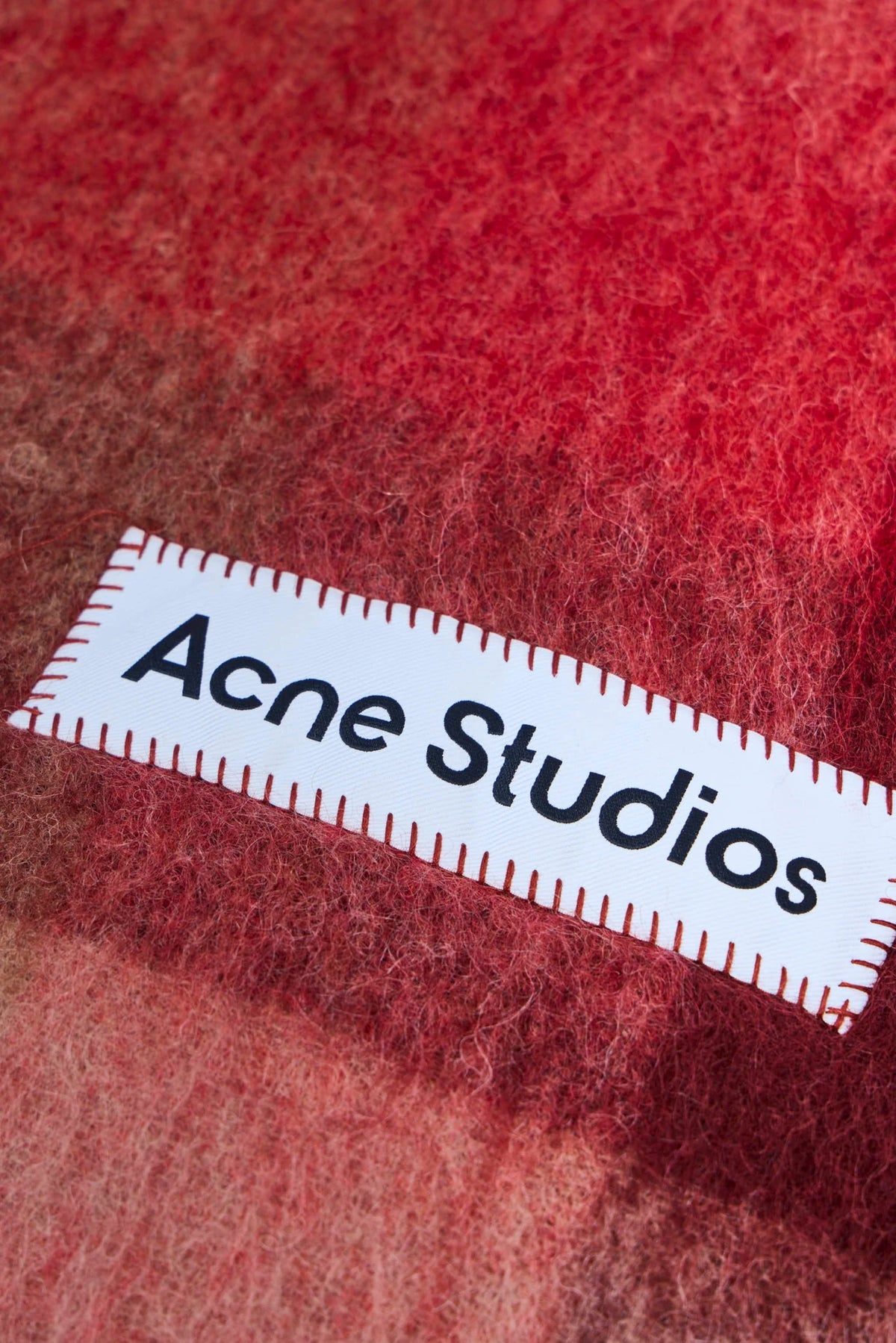 Acne Studios - Mohair Checked Scarf - LABELS