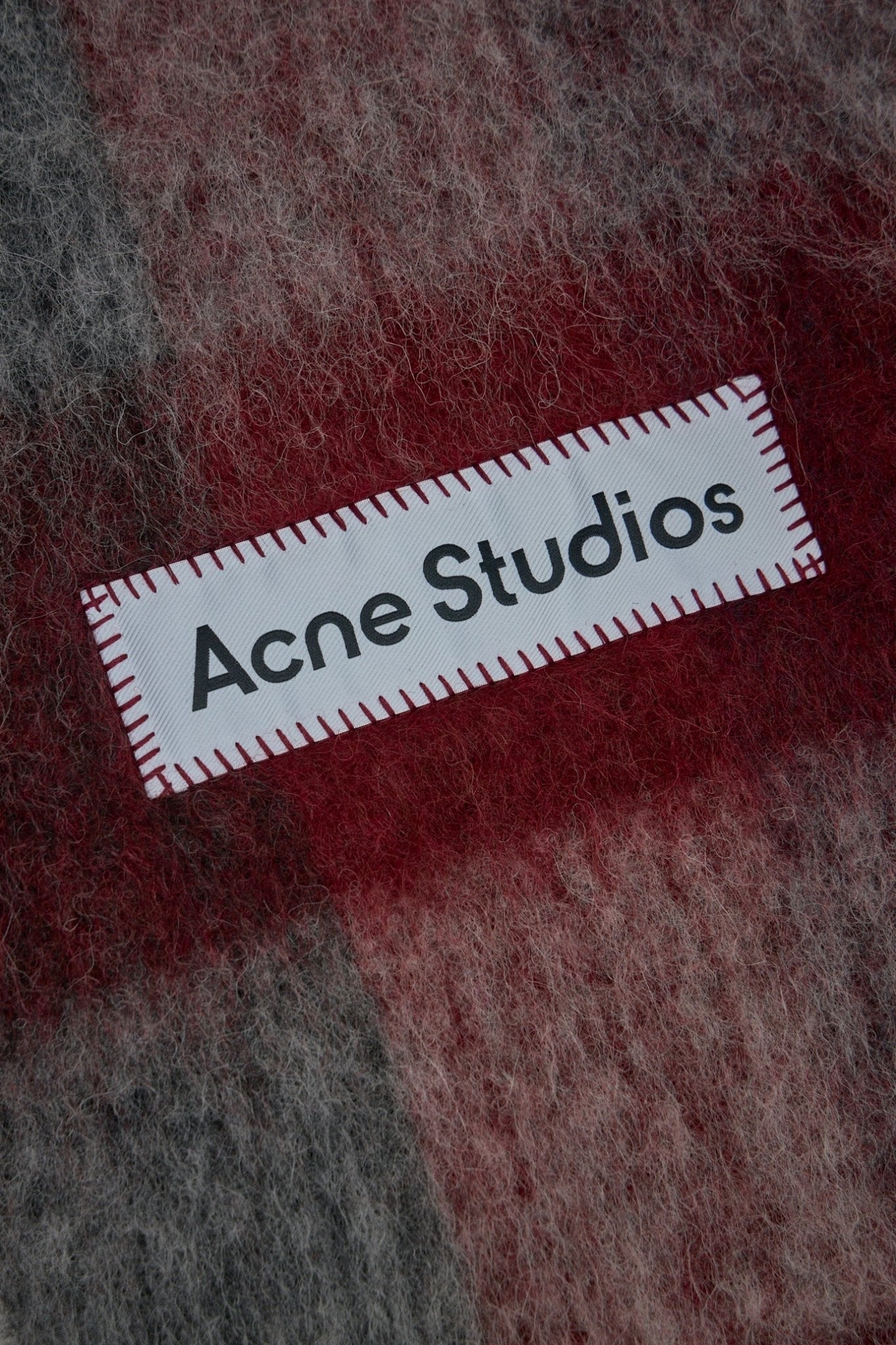 Acne Studios - Mohair Checked Scarf - LABELS