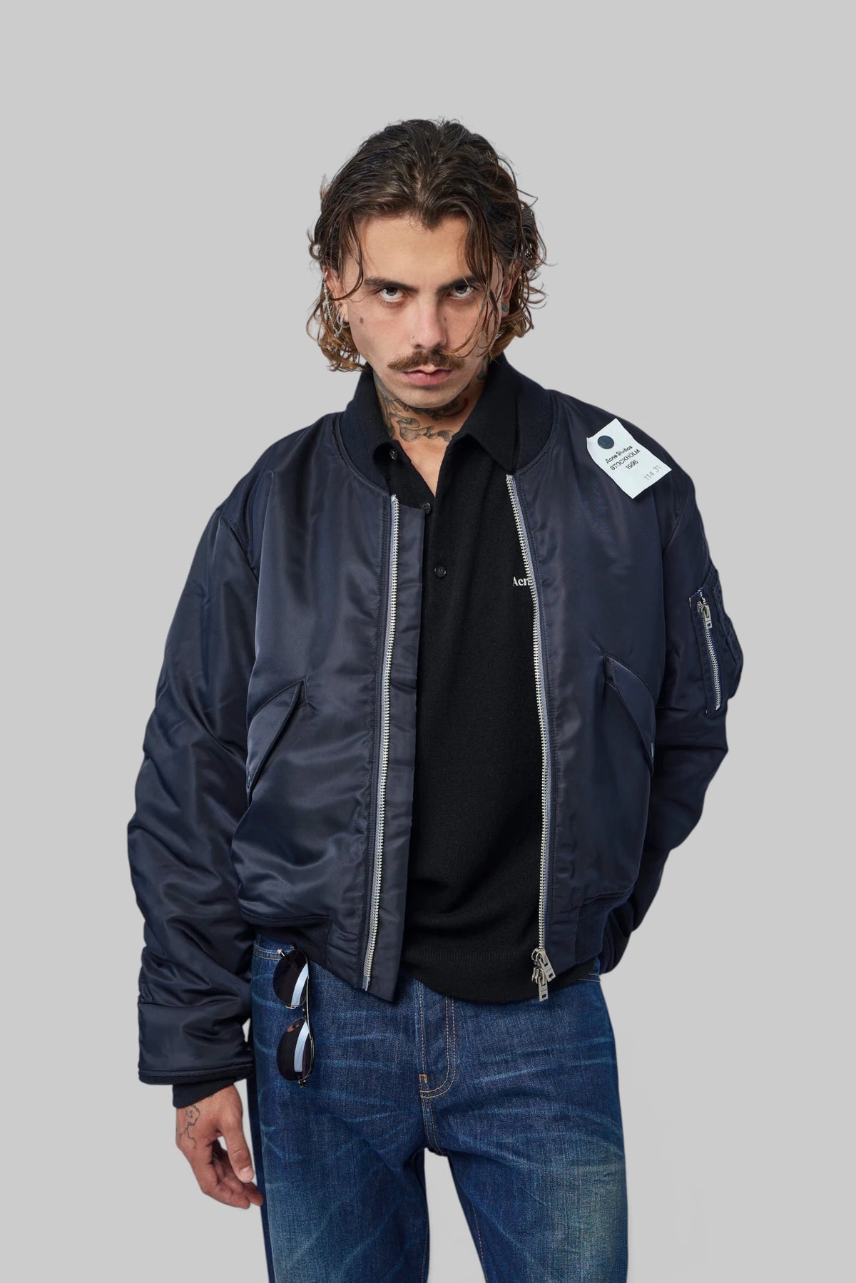 Acne Studios - Nylon Bomber Jacket - LABELS