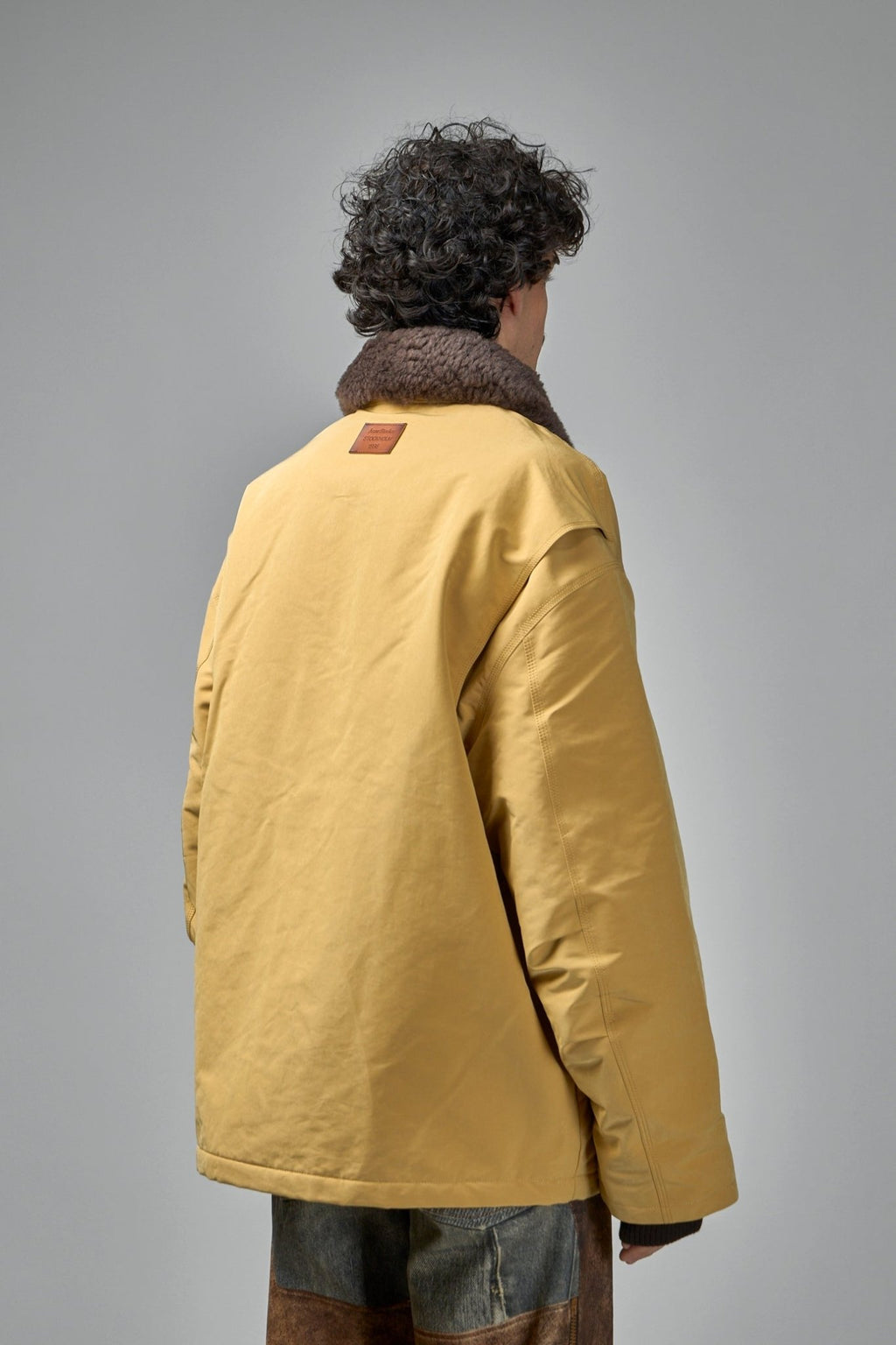 Acne Studios - Nylon Jacket Shearling Collar - LABELS