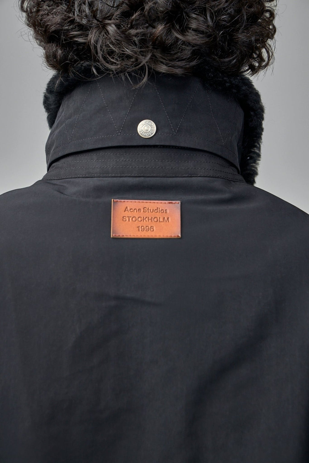 Acne Studios - Nylon Jacket Shearling Collar - LABELS