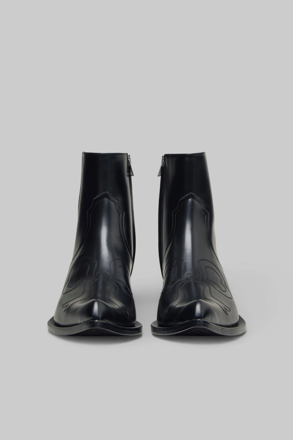 Acne Studios - Pointed Cowboy Ankle Boots - LABELS