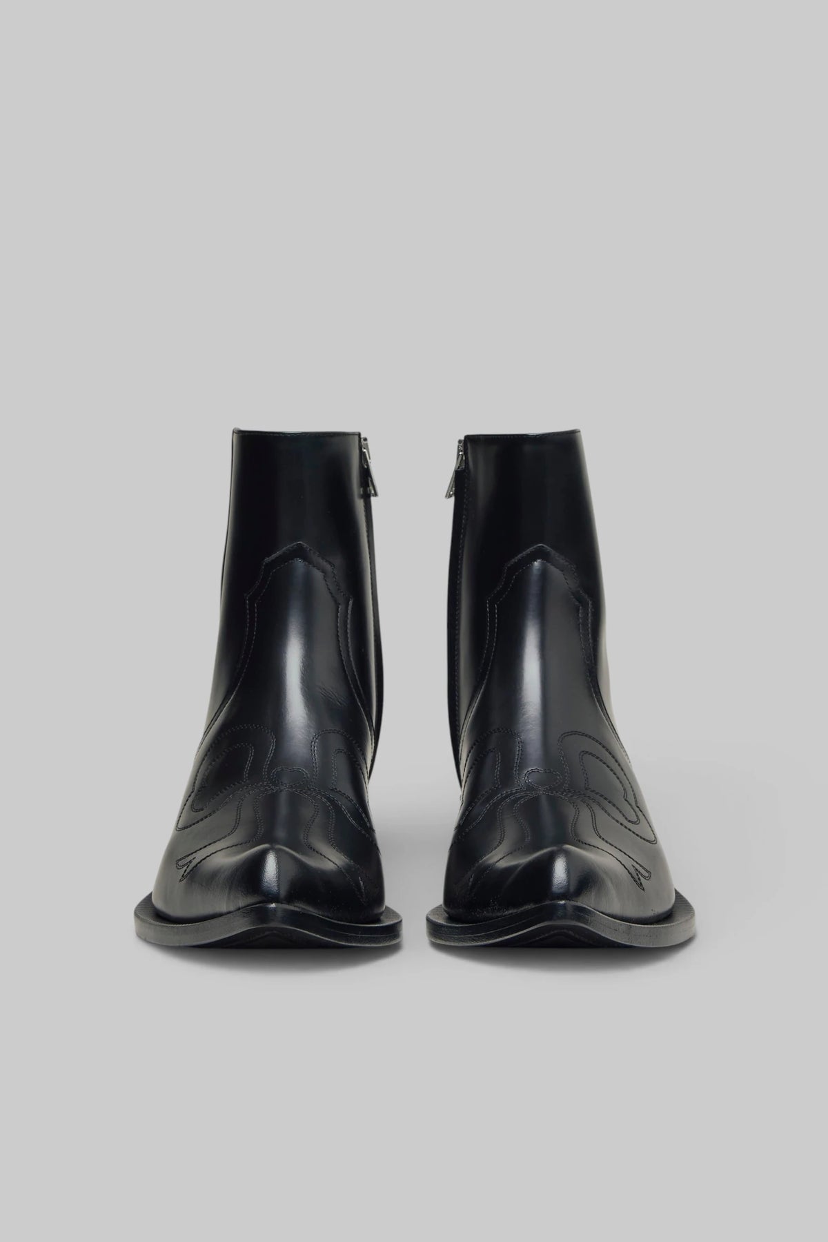 Acne Studios - Pointed Cowboy Ankle Boots - LABELS