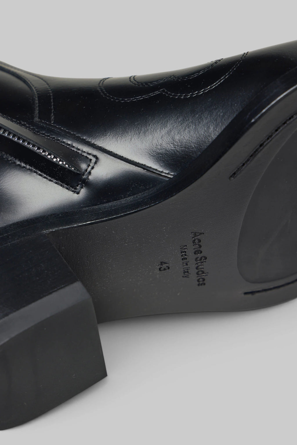 Acne Studios - Pointed Cowboy Ankle Boots - LABELS