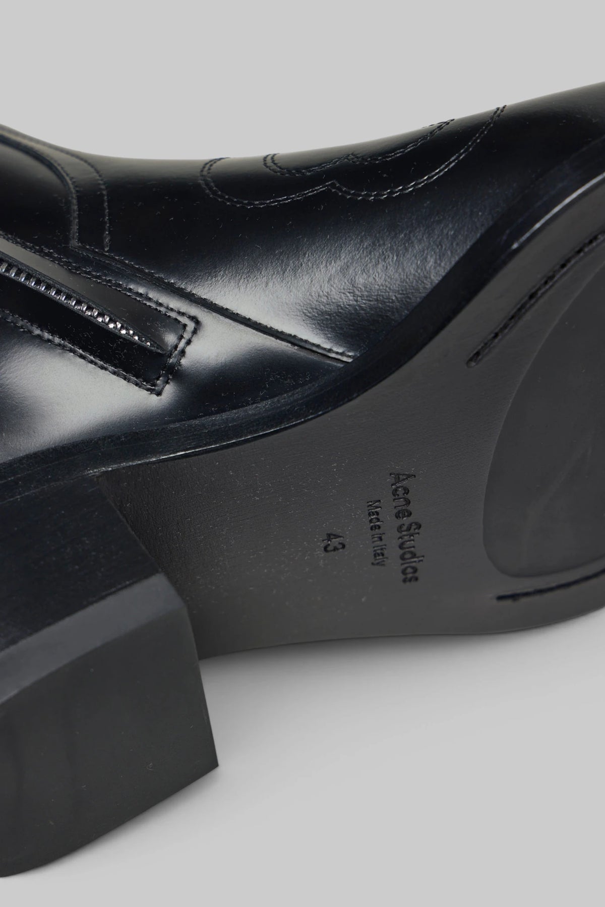Acne Studios - Pointed Cowboy Ankle Boots - LABELS