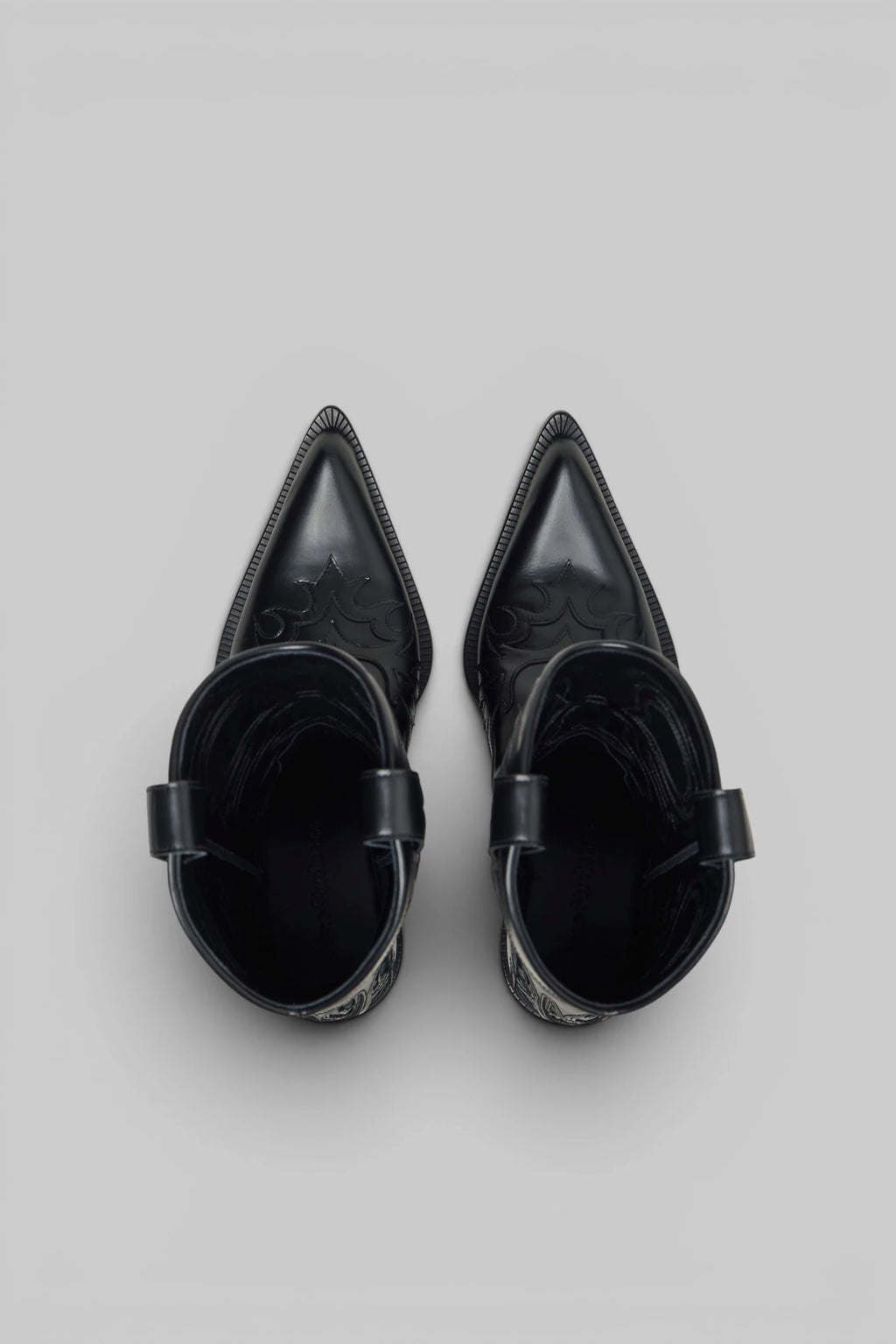 Acne Studios - Pointy Leather Cowboy Boot - LABELS