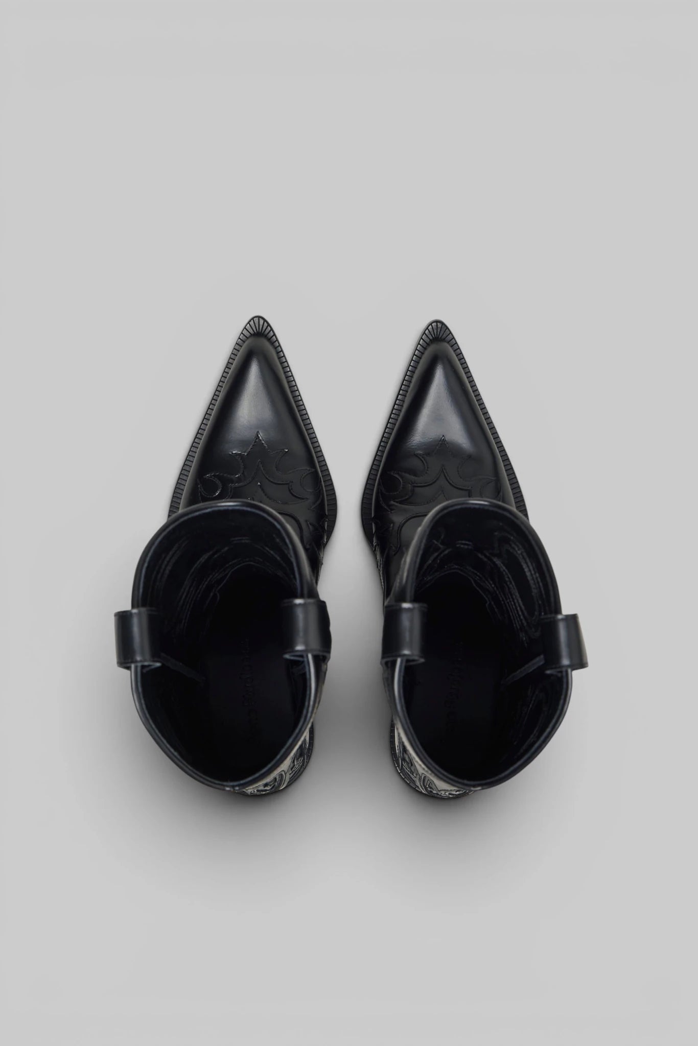 Acne Studios - Pointy Leather Cowboy Boot - LABELS
