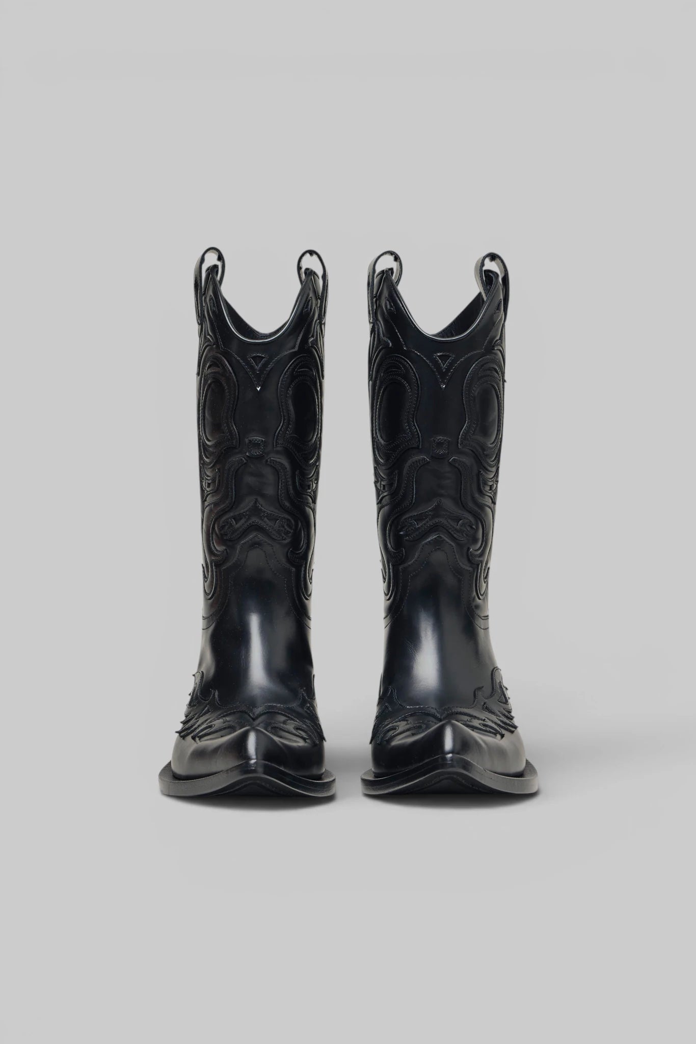 Acne Studios - Pointy Leather Cowboy Boot - LABELS