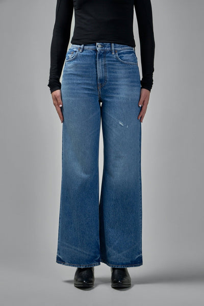 Regular Fit High Waist Wide Leg Jeans