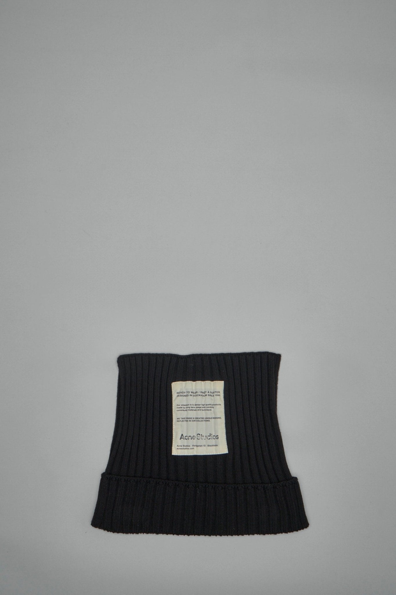 Acne Studios - Ribbed Square Beanie - LABELS