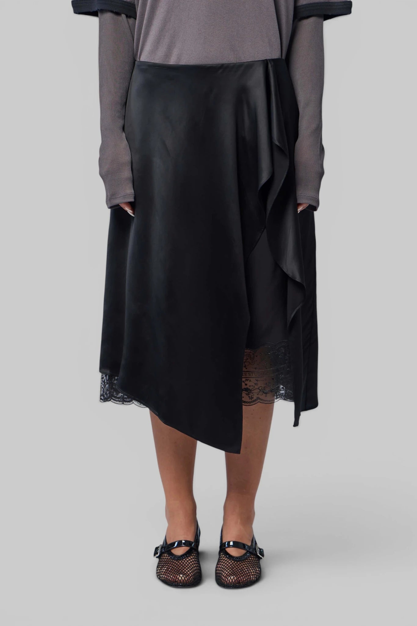 Acne Studios - Satin Ruffle Skirt - LABELS
