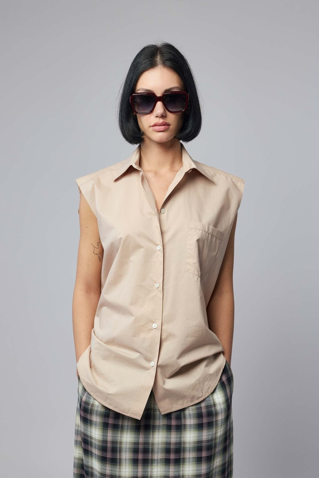 Acne Studios - Sleeveless Silk Blouse - LABELS