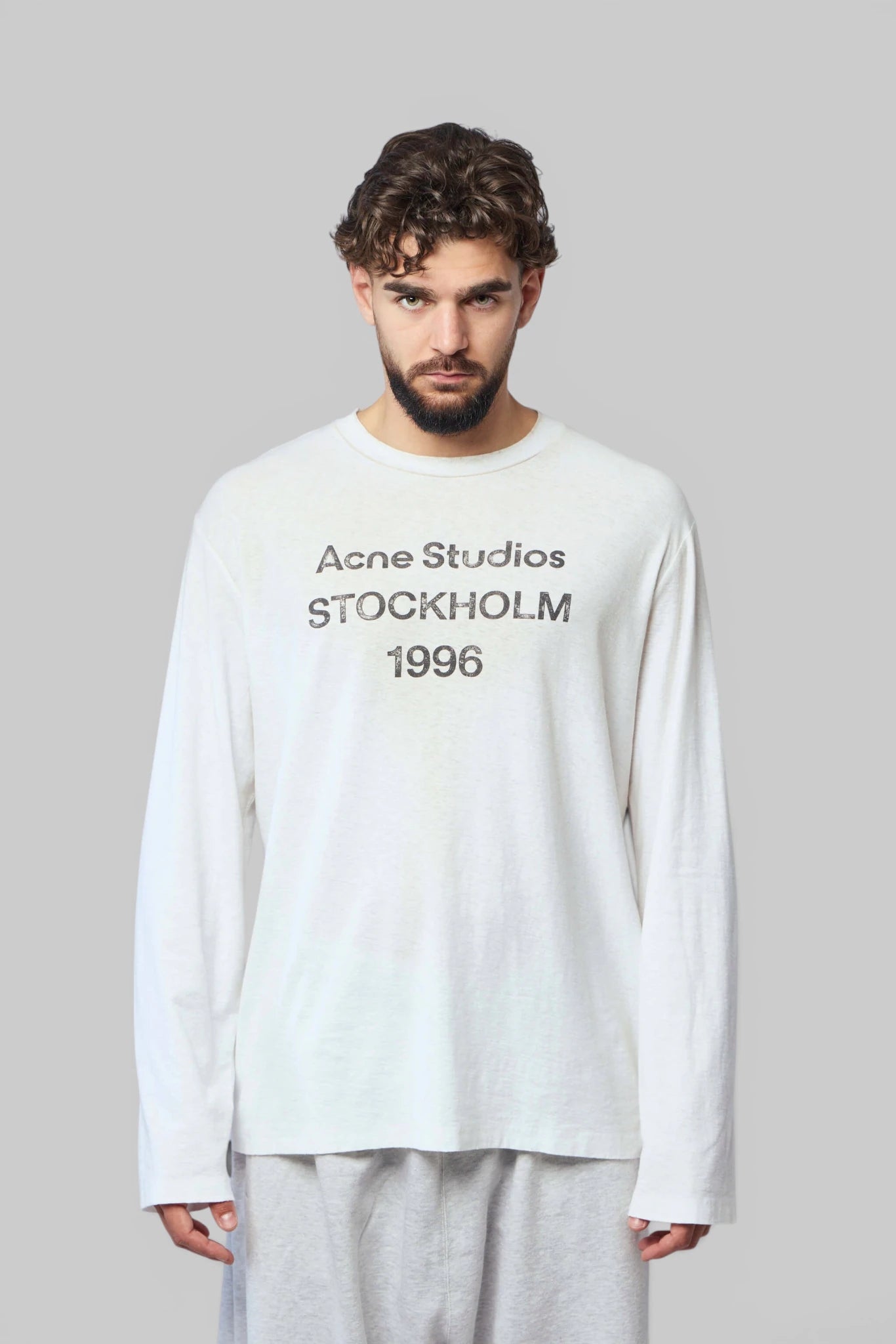 Acne Studios - Sprayed 1996 Logo T-Shirt - LABELS