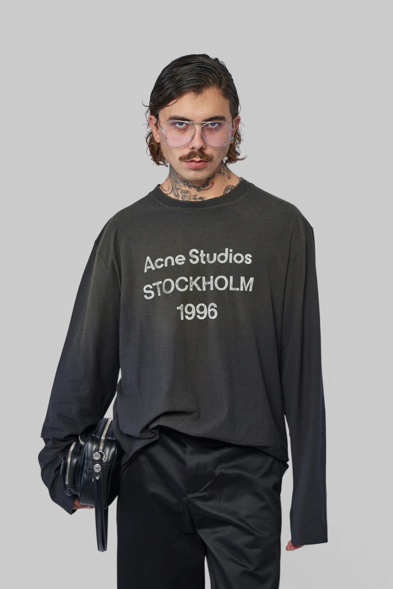 Acne Studios - Sprayed 1996 Logo T-Shirt - LABELS