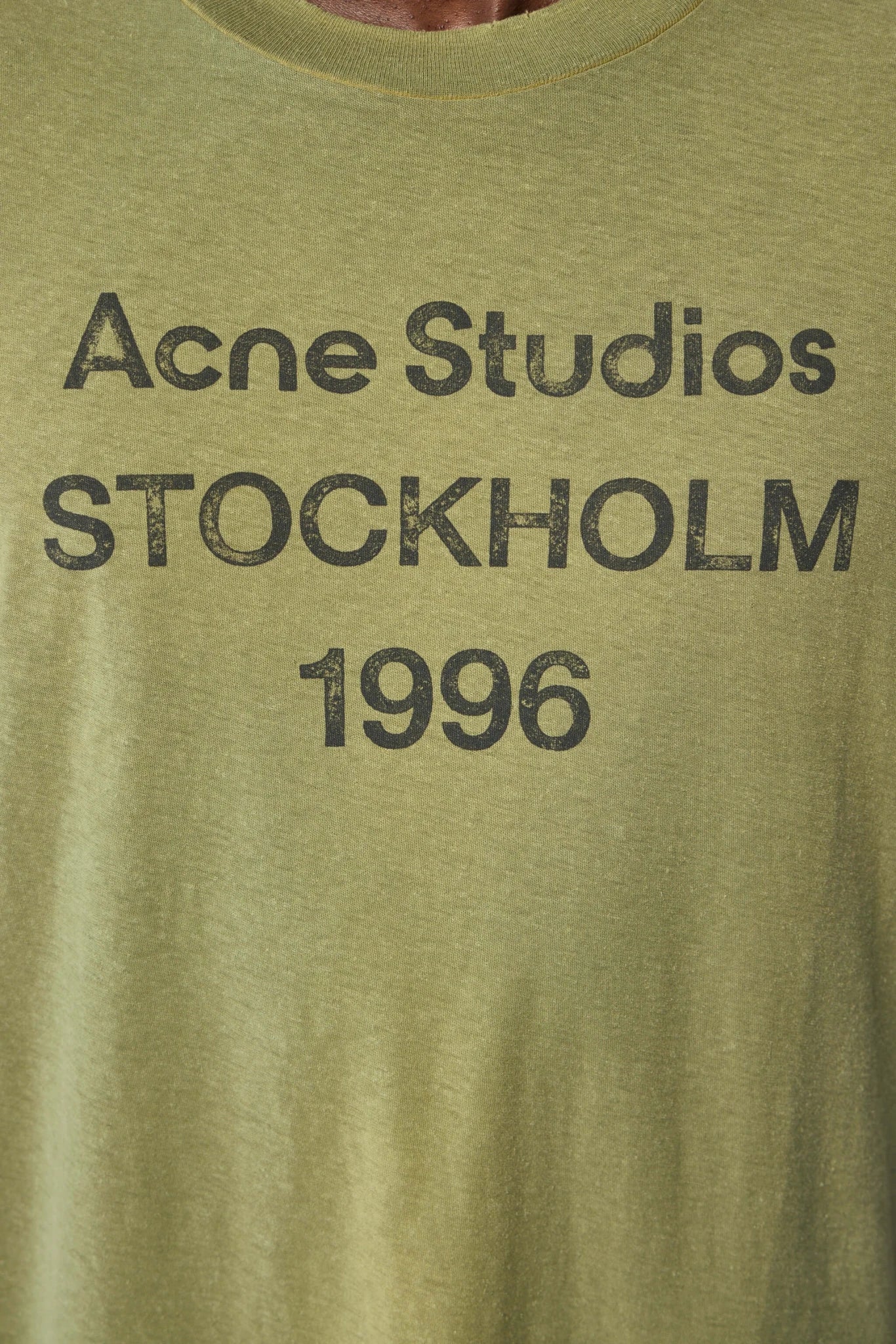 Acne Studios - Sprayed Logo T‑Shirt - LABELS