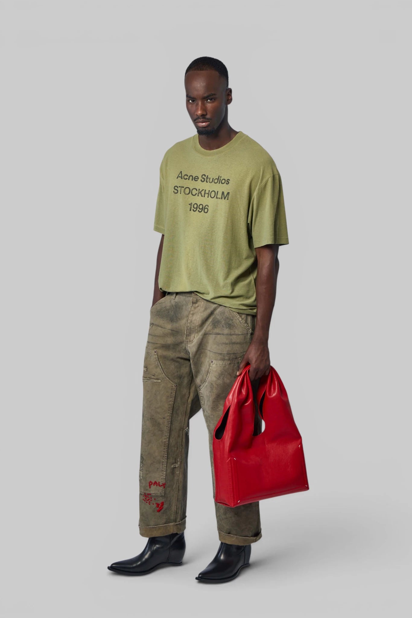 Acne Studios - Sprayed Logo T‑Shirt - LABELS