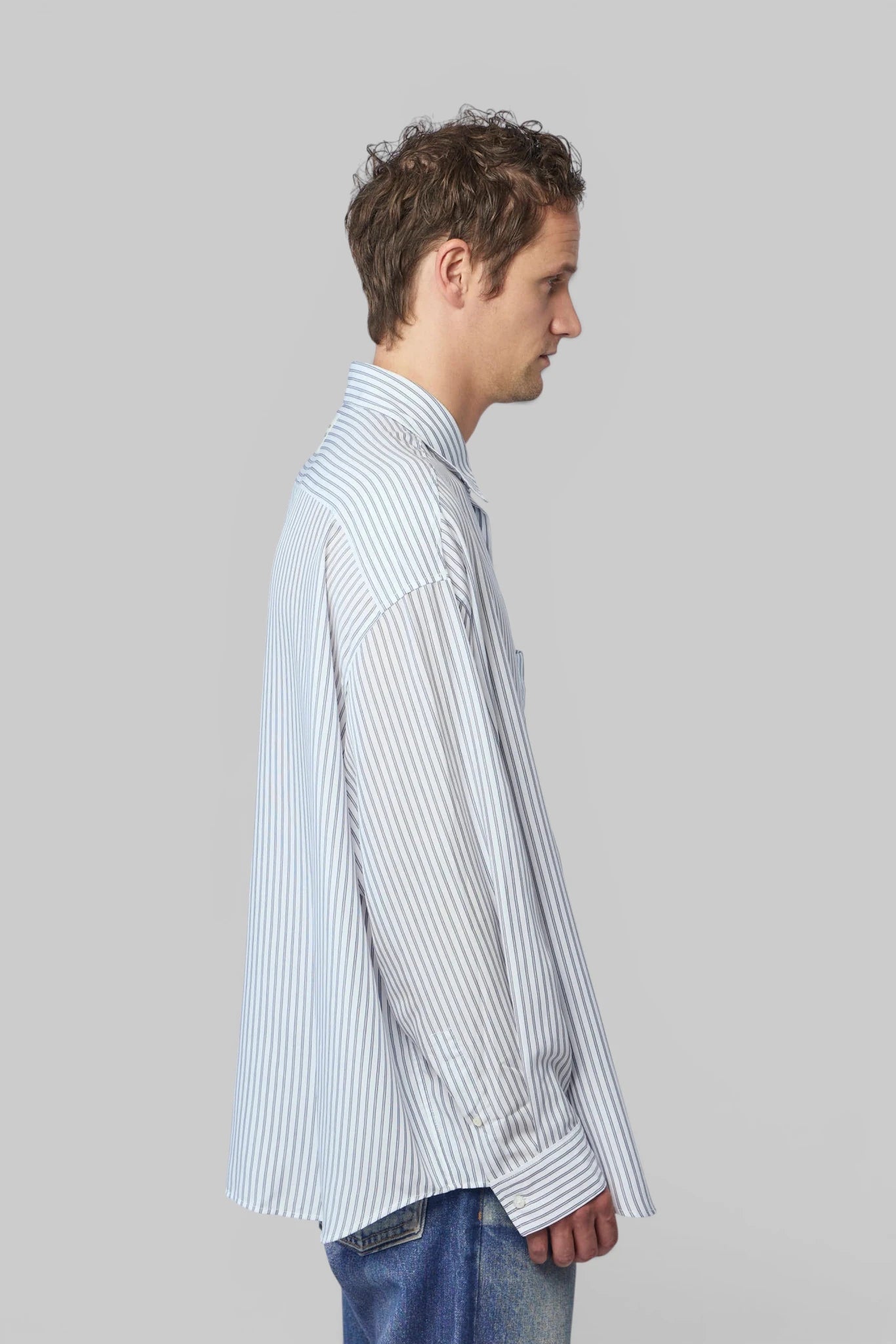 Acne Studios - Striped Button-up Shirt - LABELS