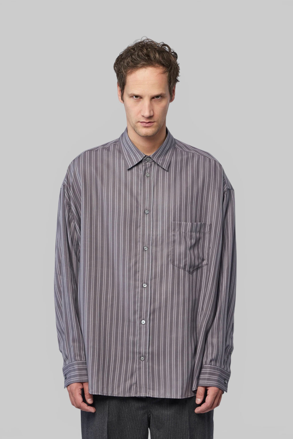 Acne Studios - Striped Button-up Shirt - LABELS