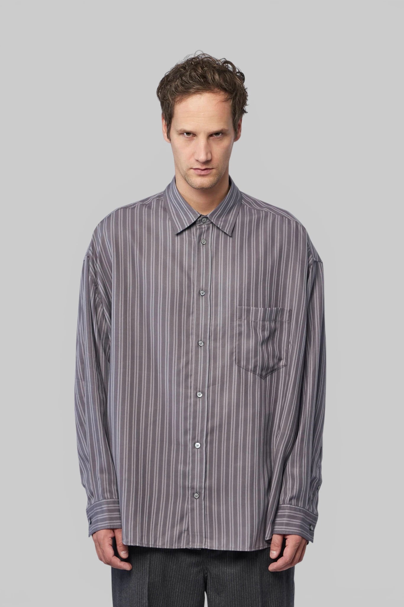 Acne Studios - Striped Button-up Shirt - LABELS