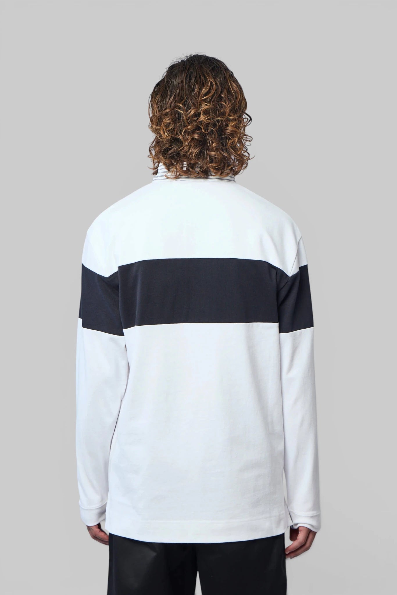 Acne Studios - Striped Polo Sweatshirt - LABELS