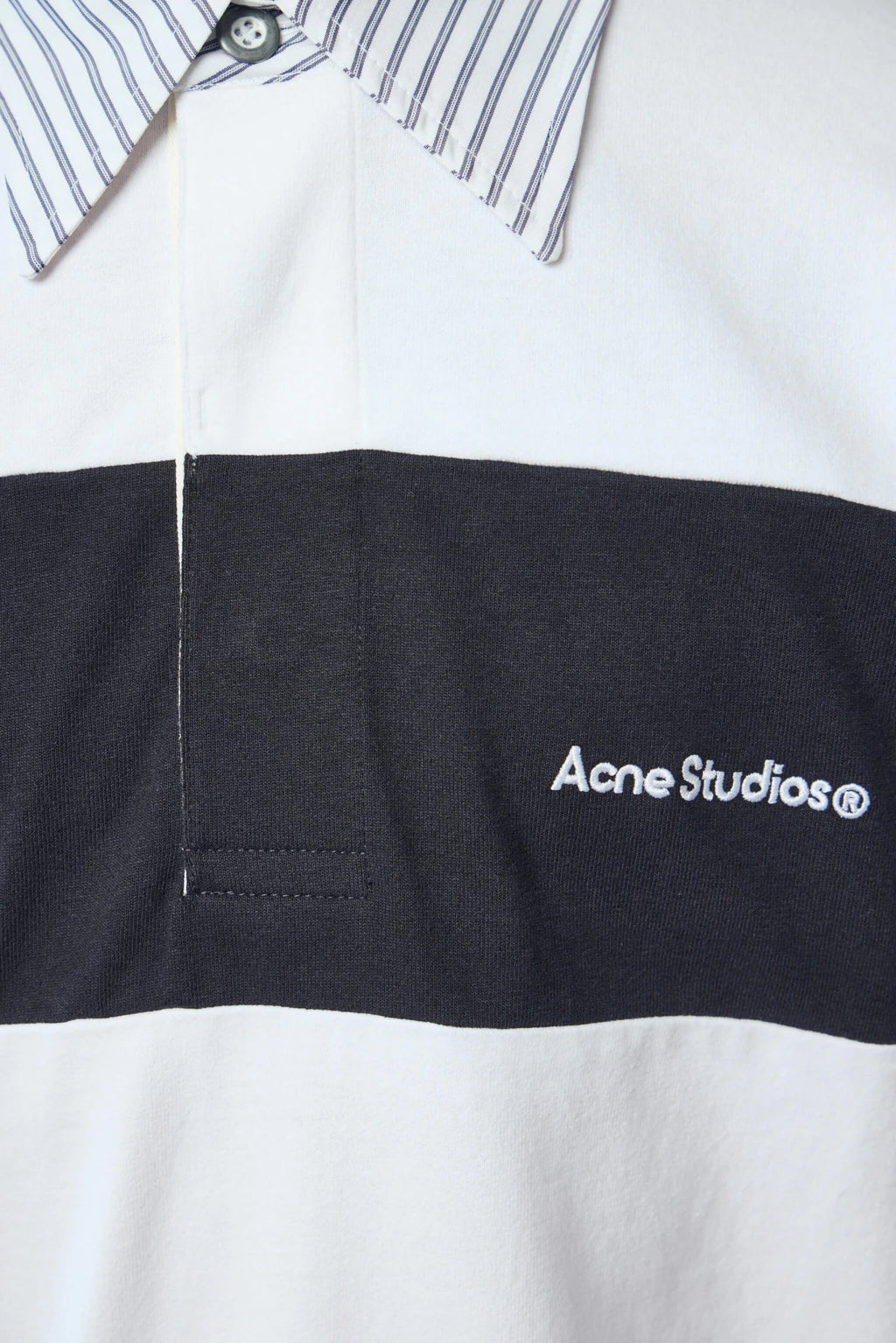 Acne Studios - Striped Polo Sweatshirt - LABELS