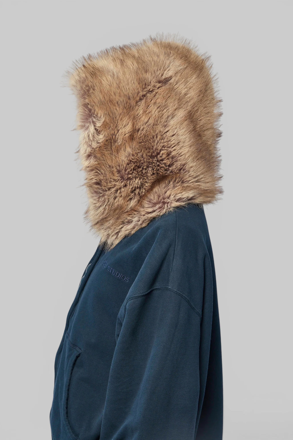 Acne Studios - Sweater with Faux Fur Hood - LABELS