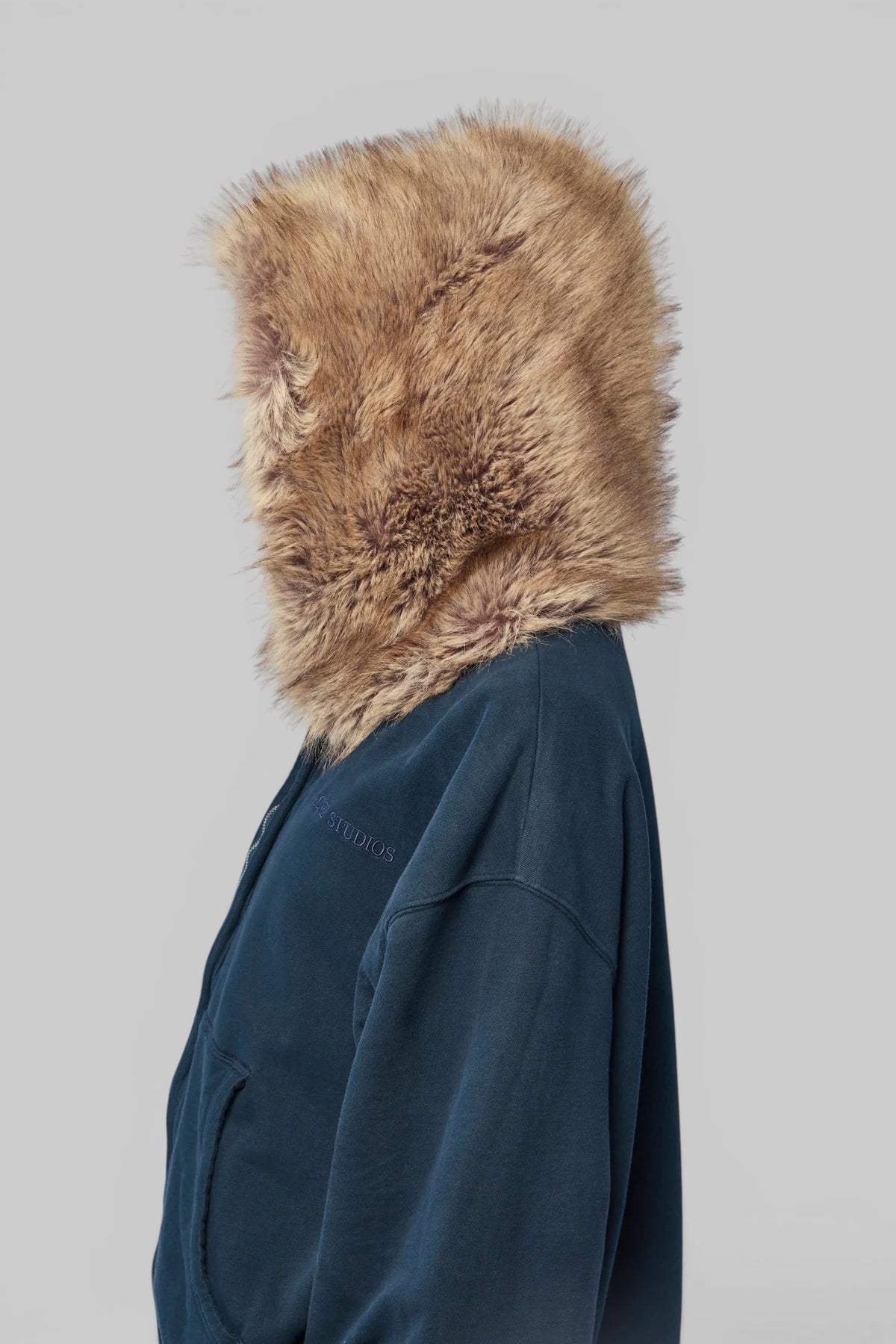 Acne Studios - Sweater with Faux Fur Hood - LABELS