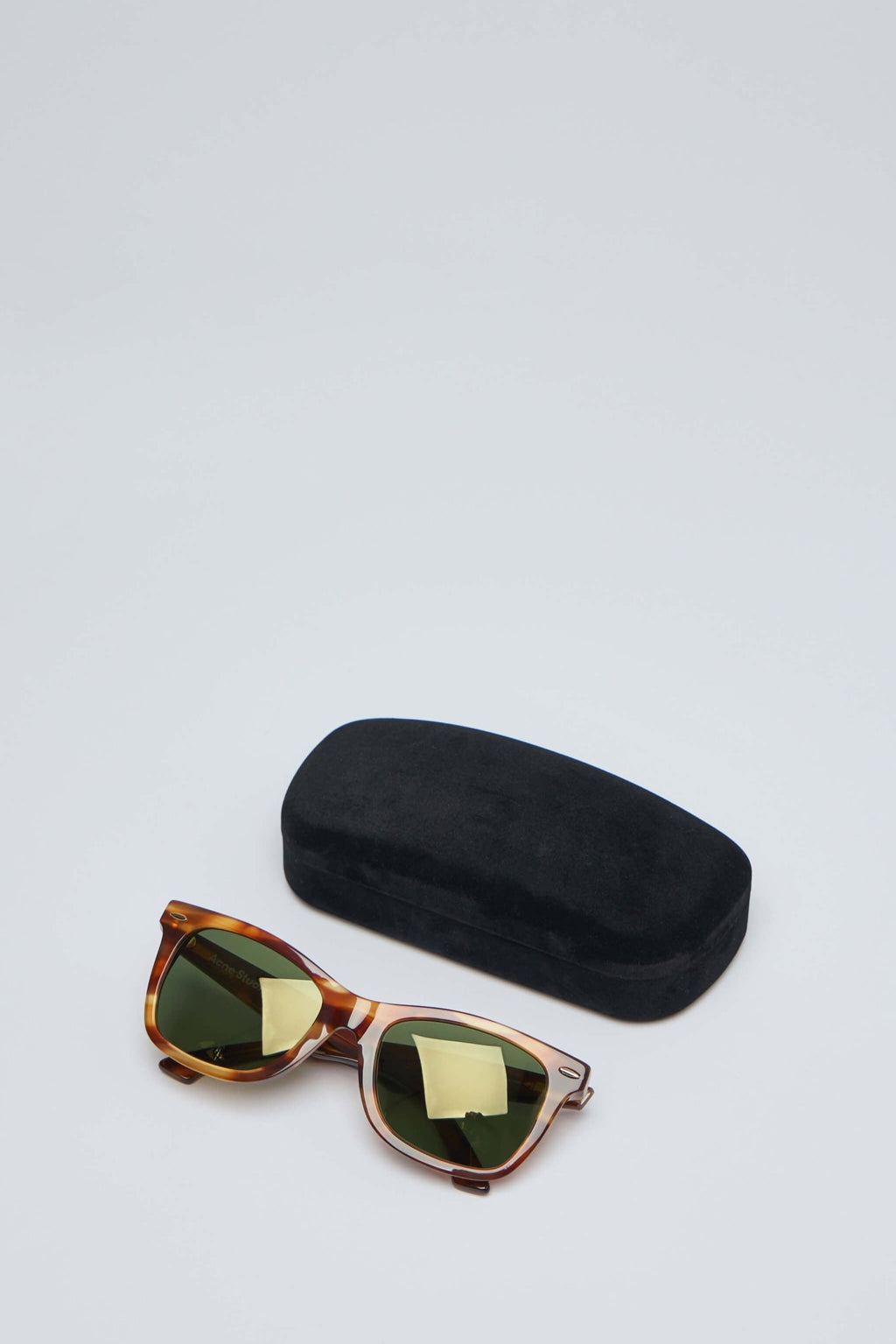 Acne Studios - Tortoiseshell Square Sunglasses - LABELS