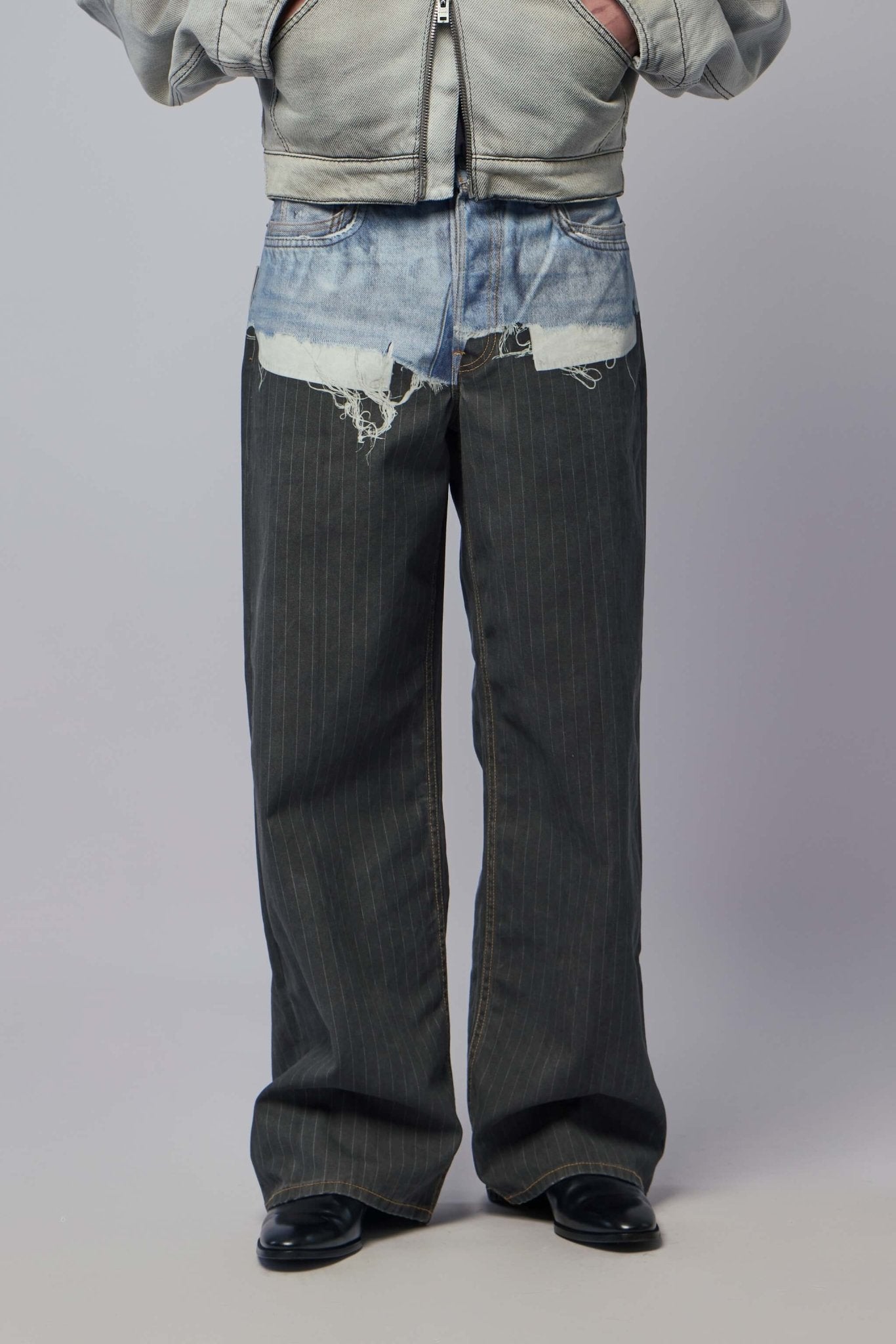 Acne Studios - U Pinstripe Print Jeans - LABELS
