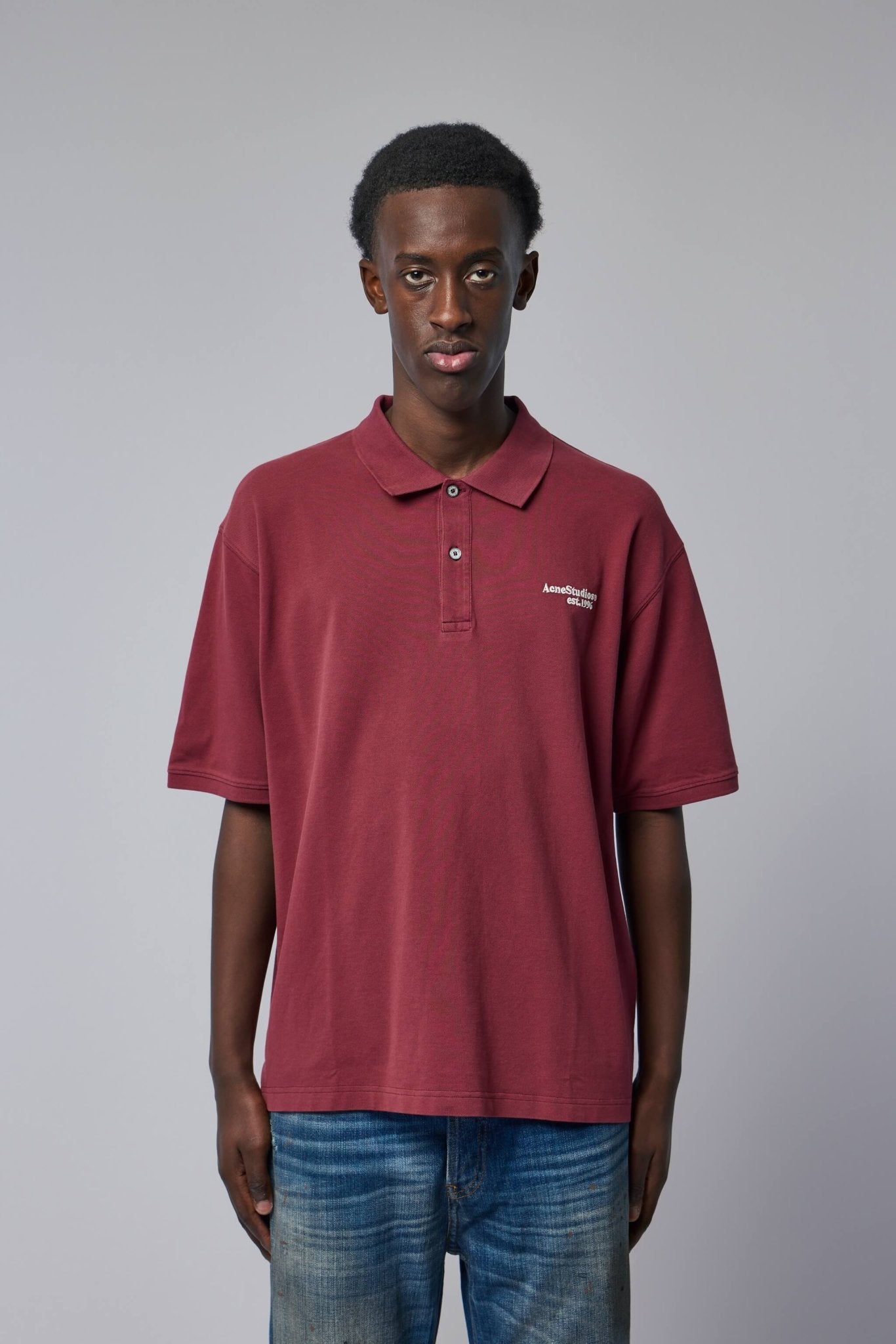 トップス Acne Studios Washed Logo Polo Shirt Acne Studios Washed Logo Polo - Premium Cotton – LABELS