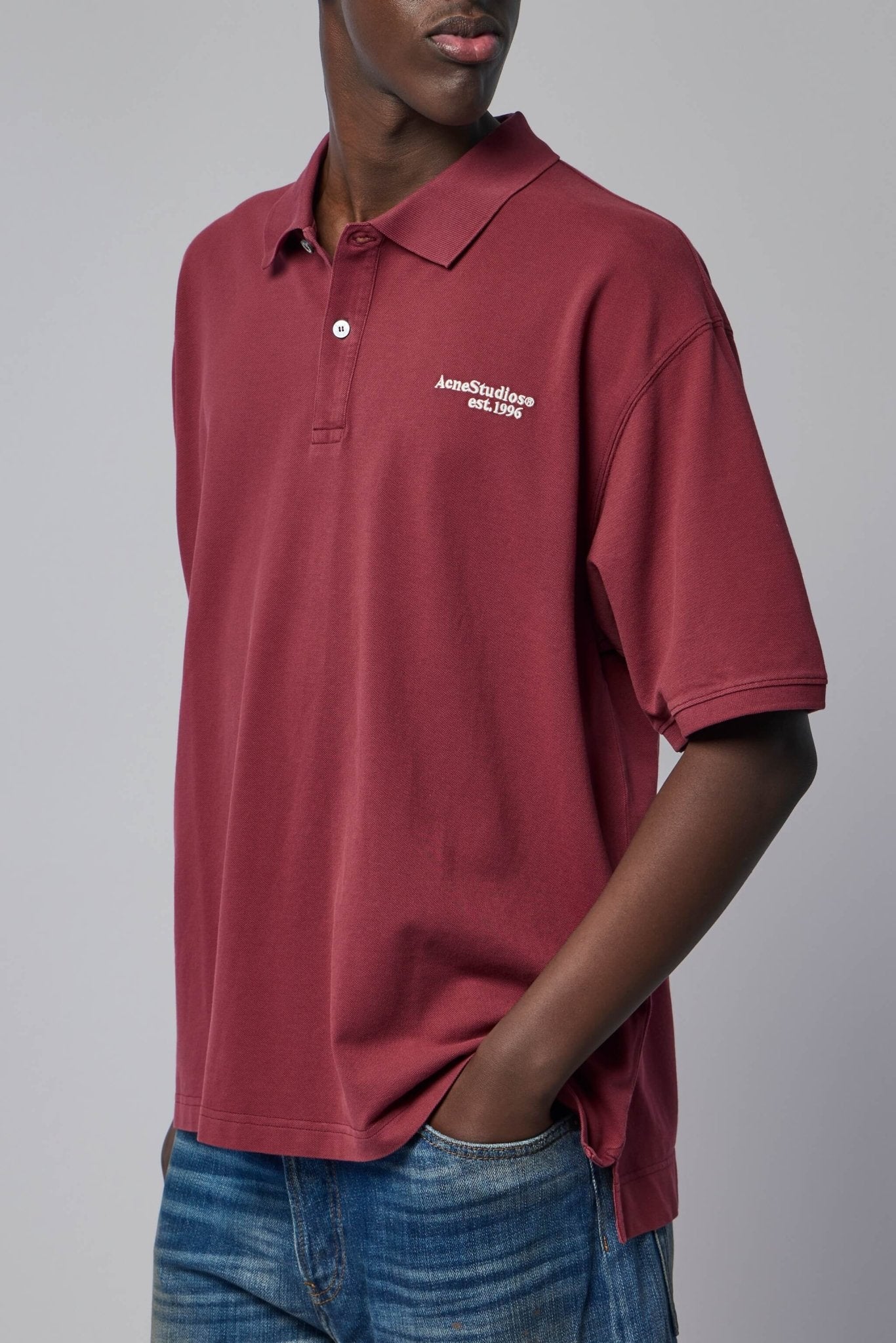 Acne Studios - Washed Logo Polo - LABELS