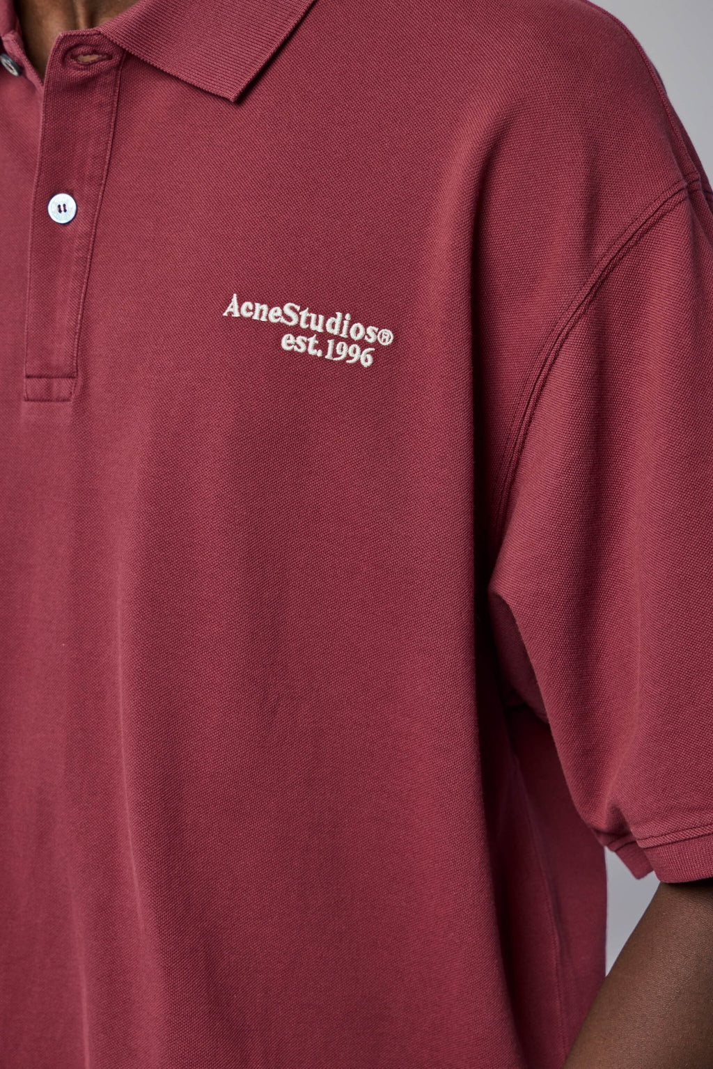 Acne Studios - Washed Logo Polo - LABELS