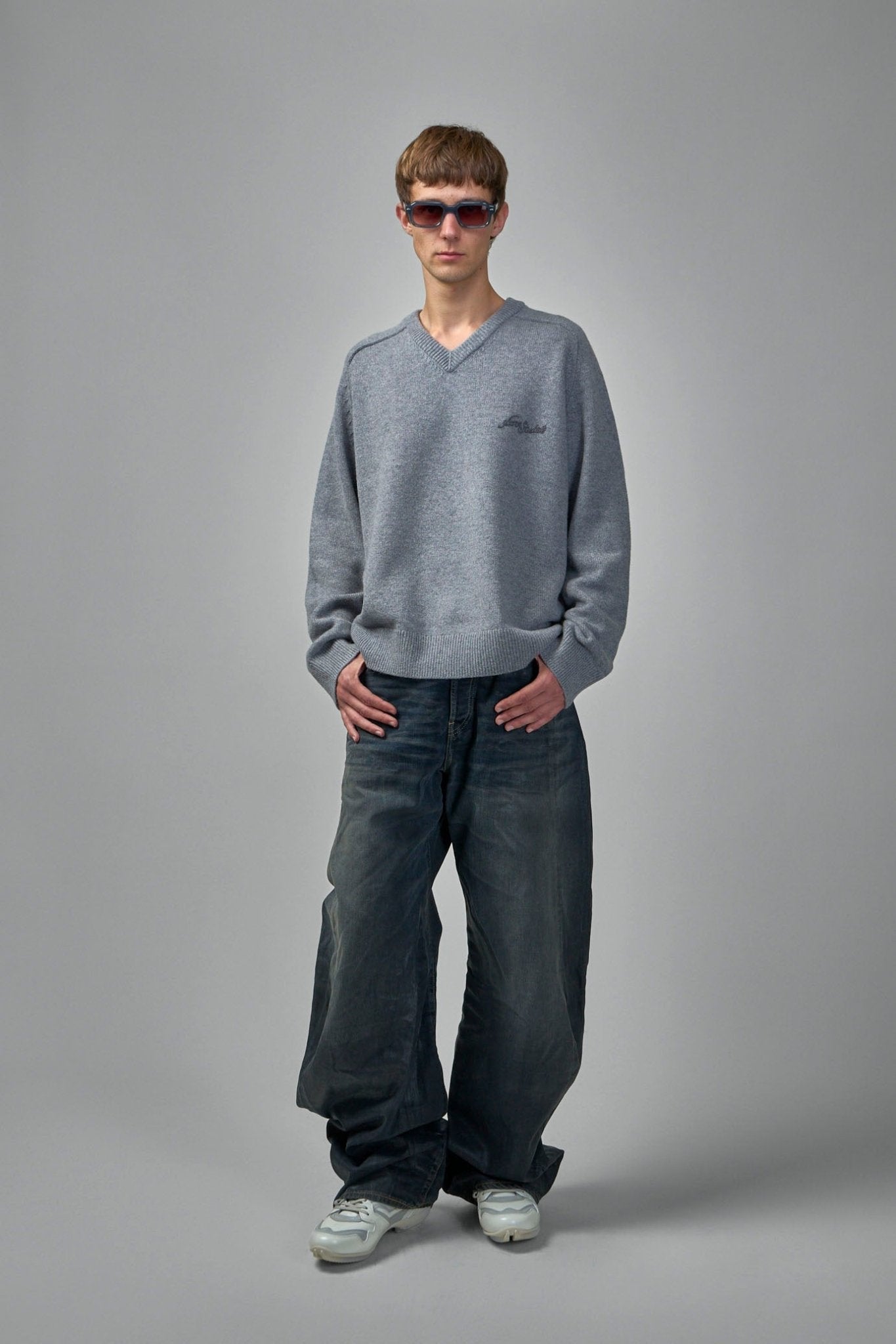 Acne Studios - Wool V - Neck Sweater - LABELS