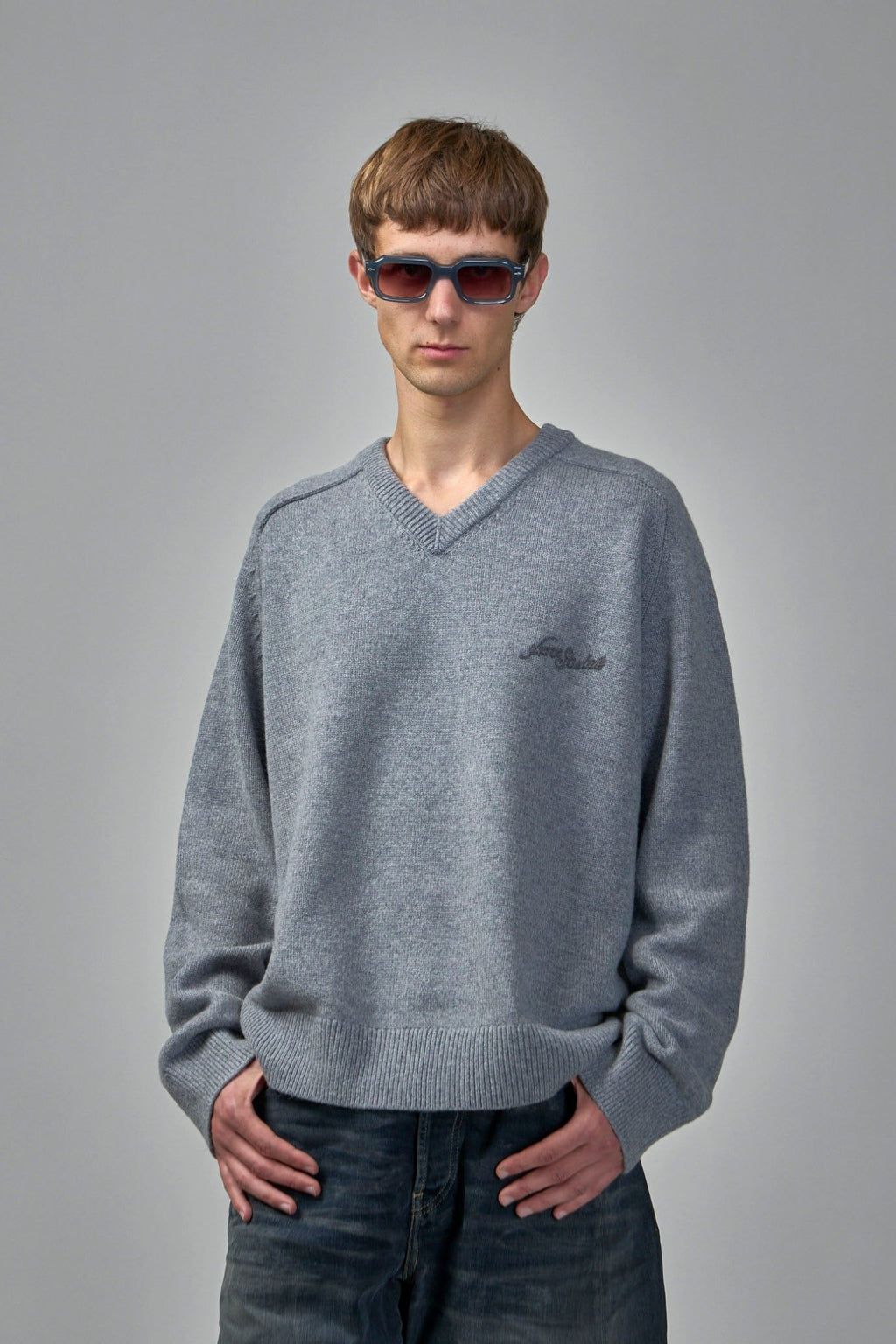 Acne Studios - Wool V - Neck Sweater - LABELS