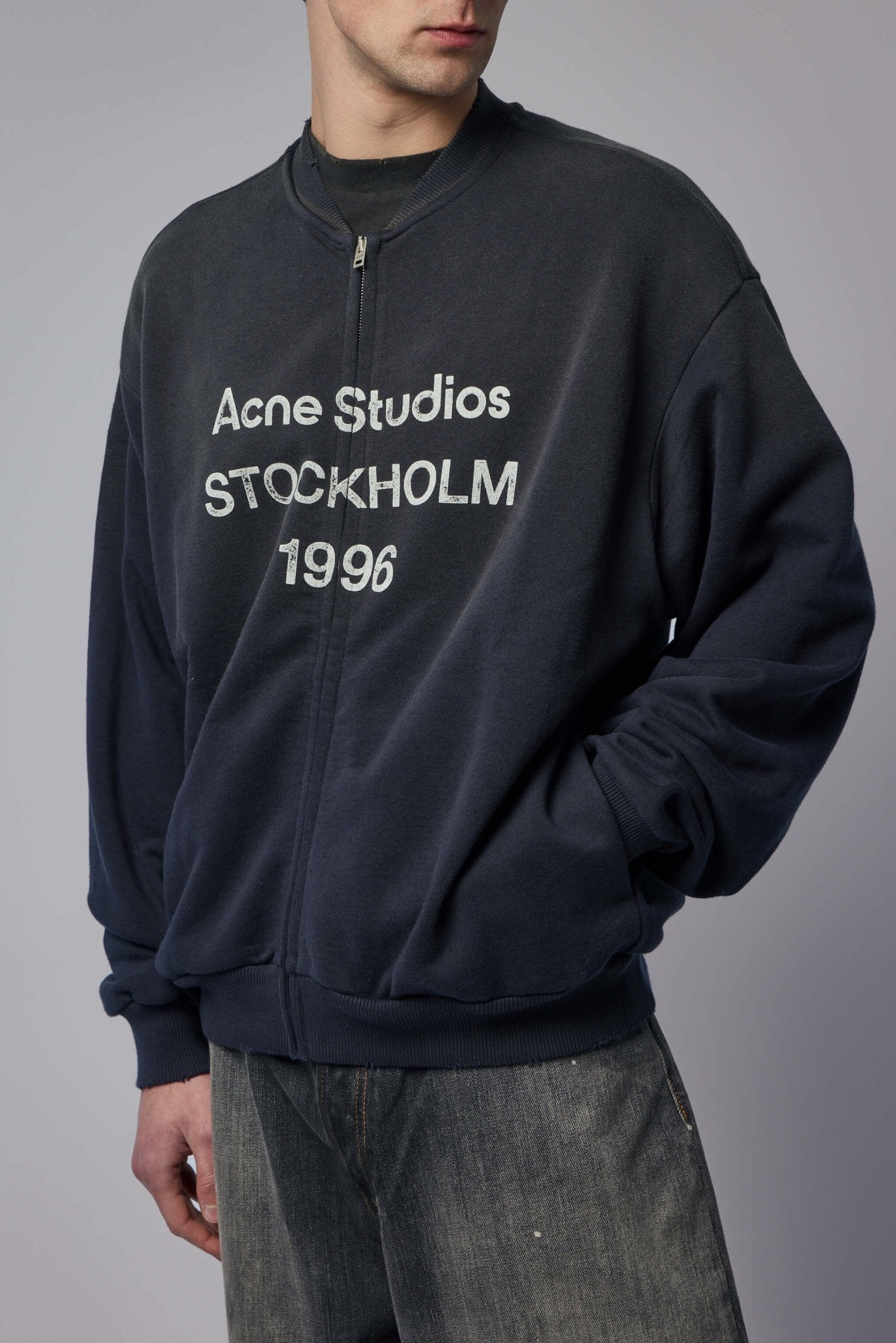 Acne Studios - Zip Sweater Logo - LABELS