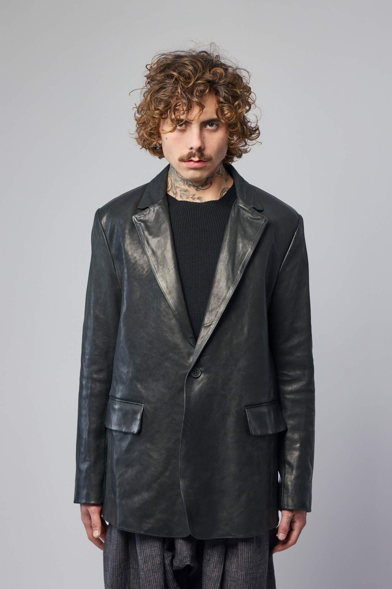 Adicianno Veventitre A1923 Leather Jackets Blazer – LABELS