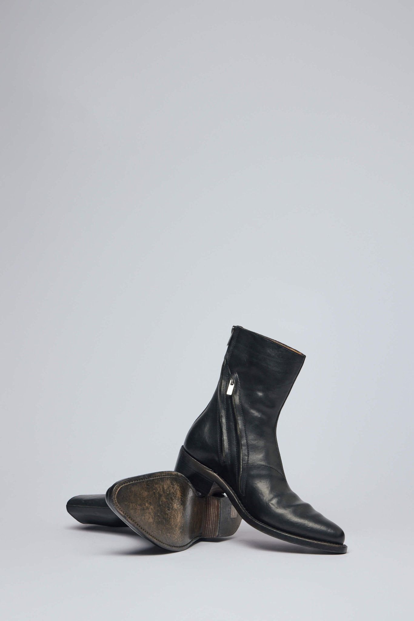 Adicianno Veventitre A1923 Boots - Double Zip Leather – LABELS