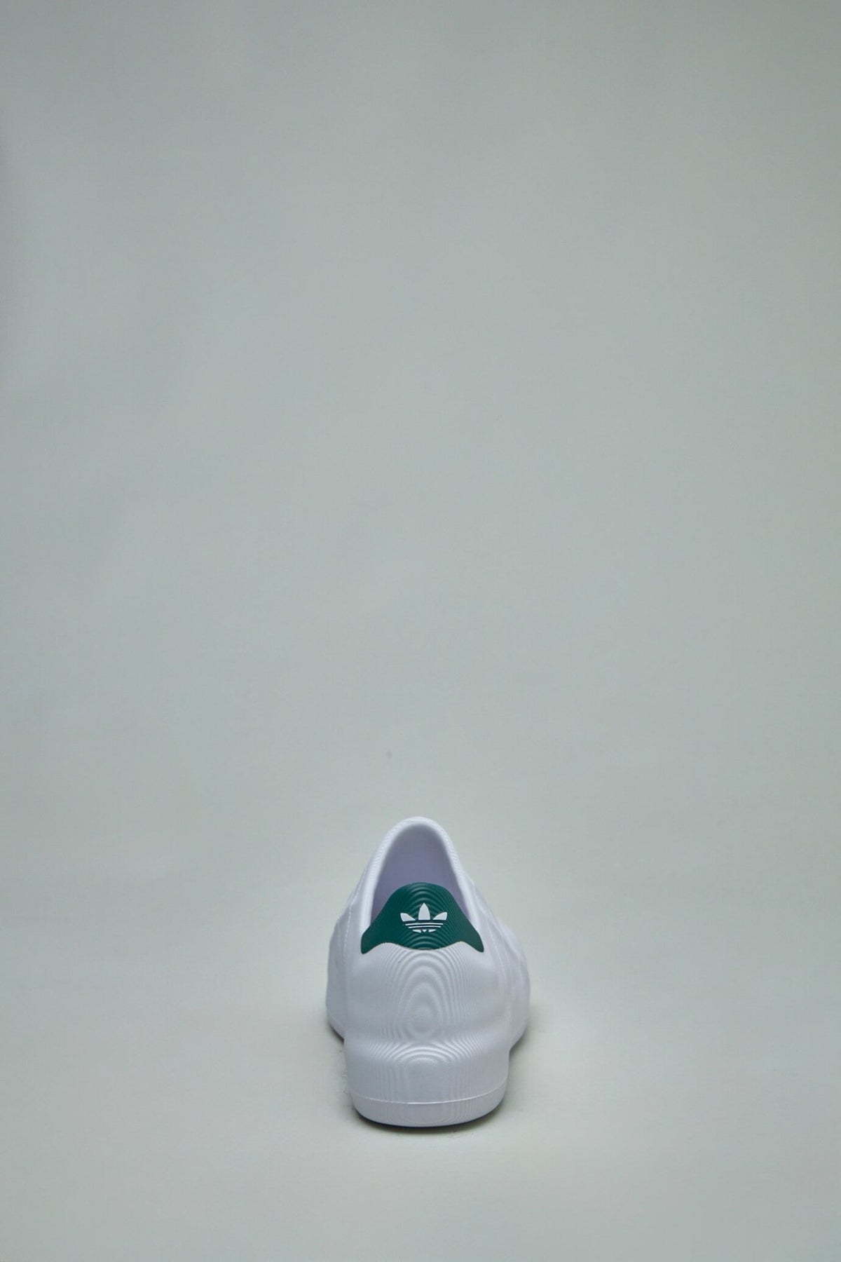 Front view highlighting the round toe design of AdiFOM Superstar