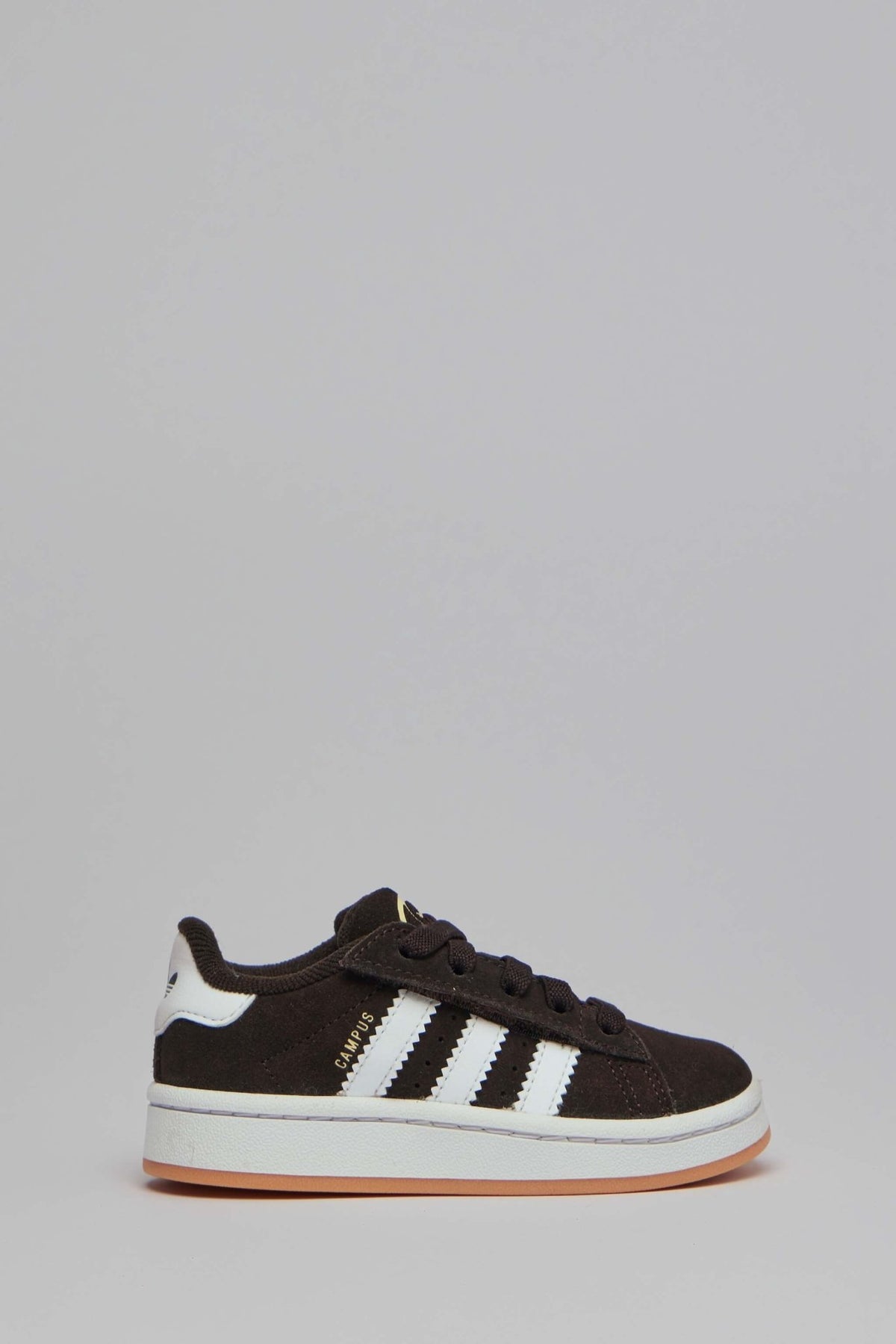 Adidas Originals Campus 00s CF EL brown suede sneakers with white stripes for kids