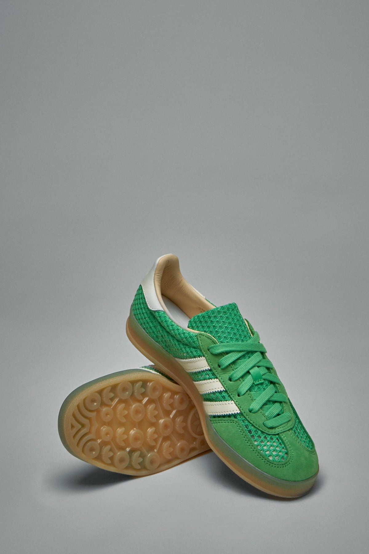 Full product shot of Gazelle Indoor low top sneakers on white background