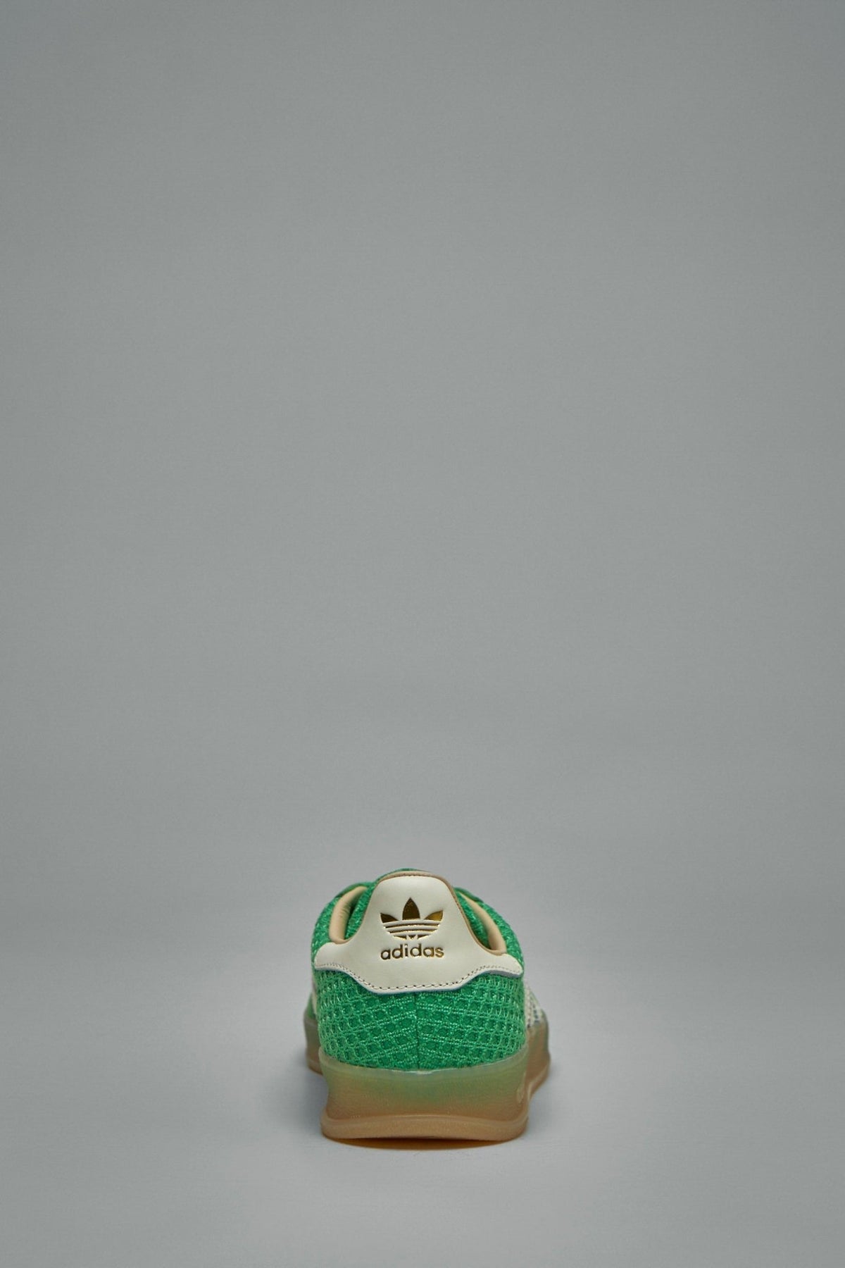 Gum rubber sole detail of Adidas Originals Gazelle Indoor sneakers