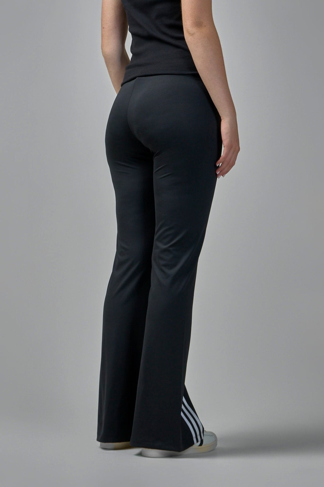 Adidas Originals - Ribbon Off Placed 3 - Stripes Flared Pants - LABELS